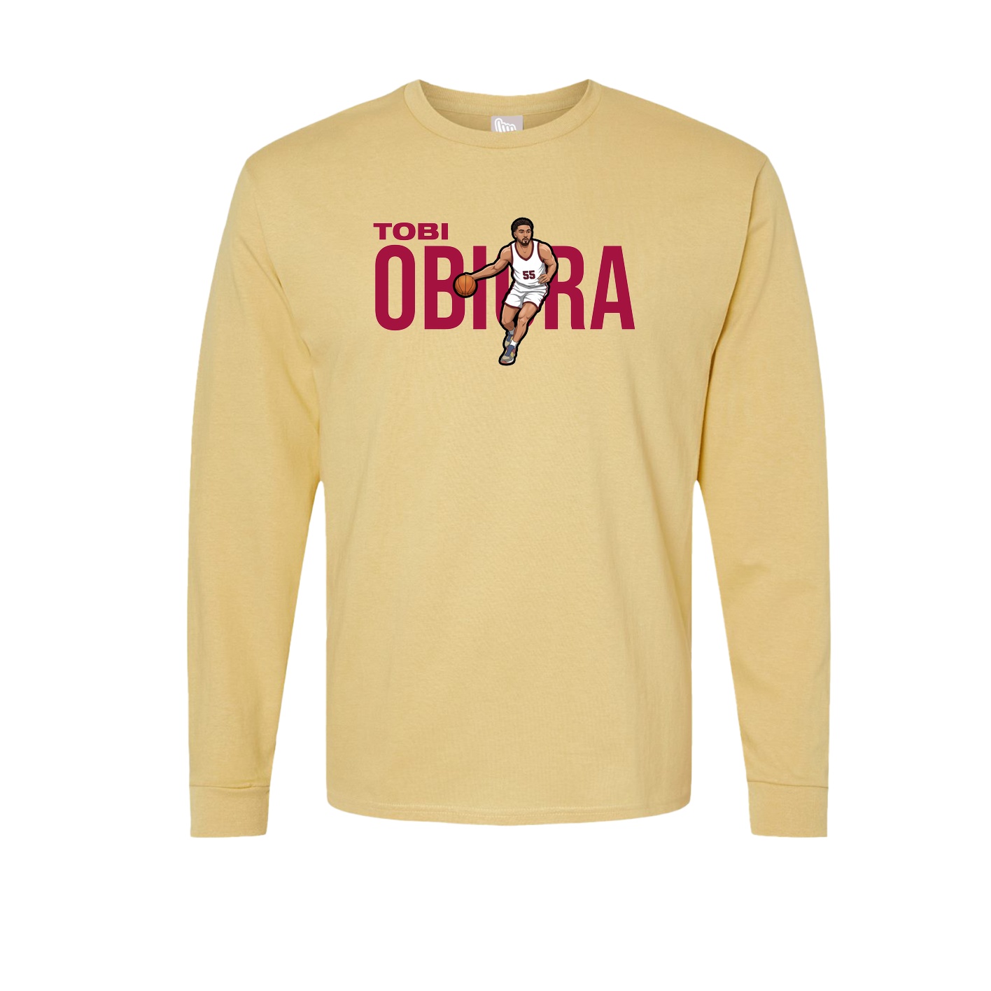 Long Sleeve Tee — Player Name in Vegas Gold
