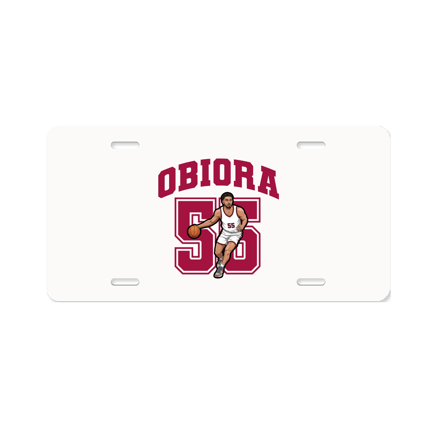 License Plate — Number in Classic