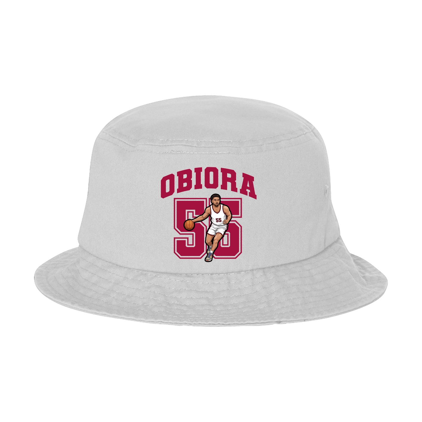 Bucket Cap — Number in White