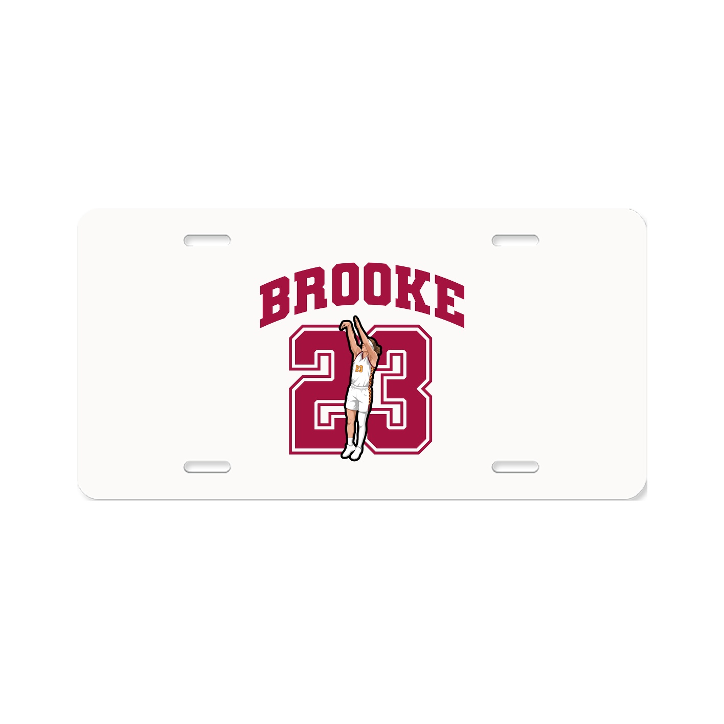 License Plate — Number in Classic