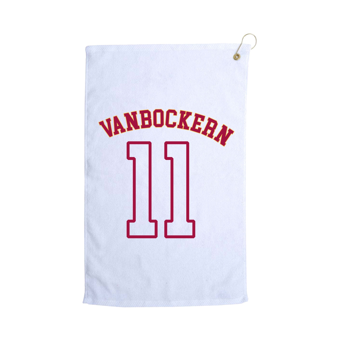 Golf Towel — Shirsey Arch in White