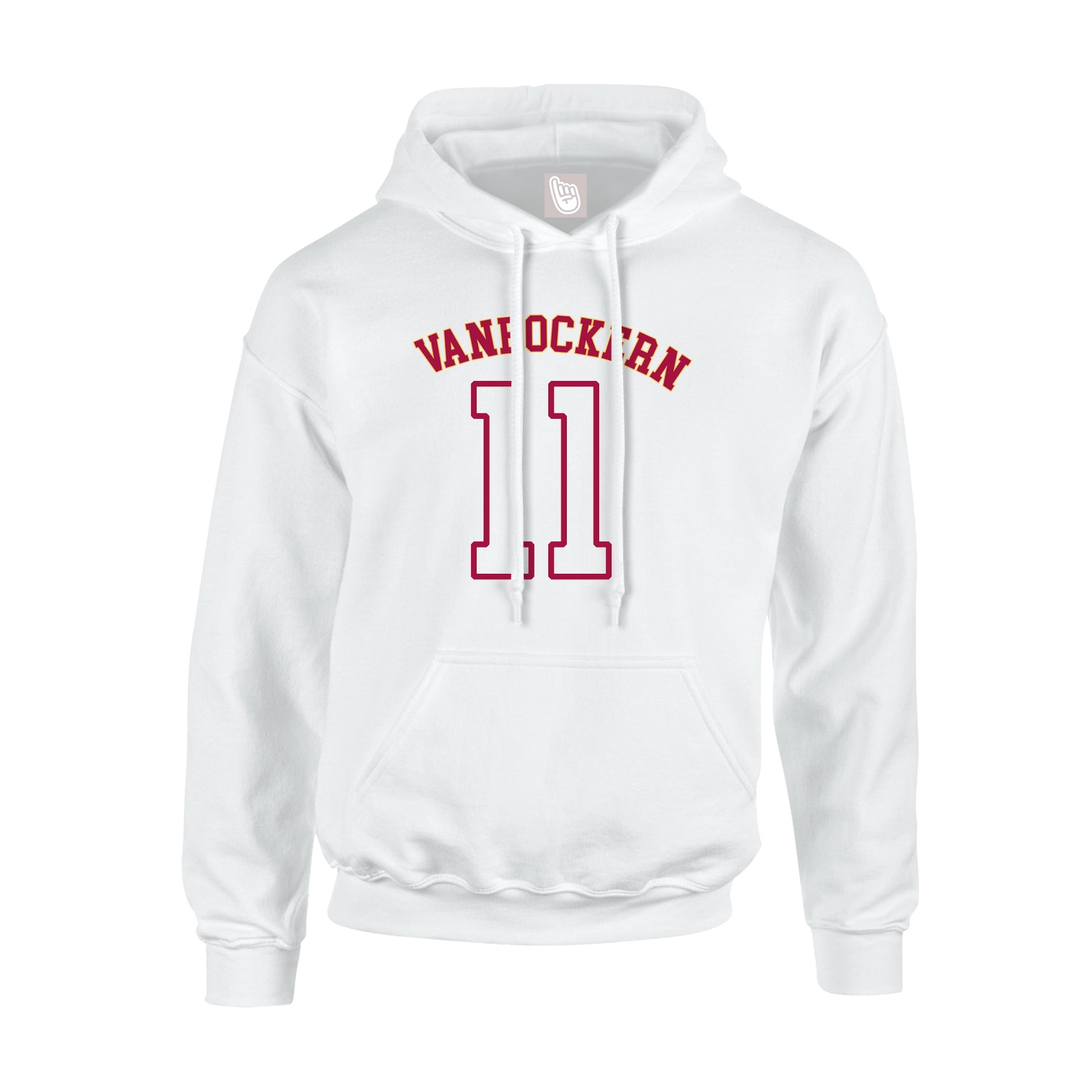 Youth Hoodie — Shirsey Arch in White