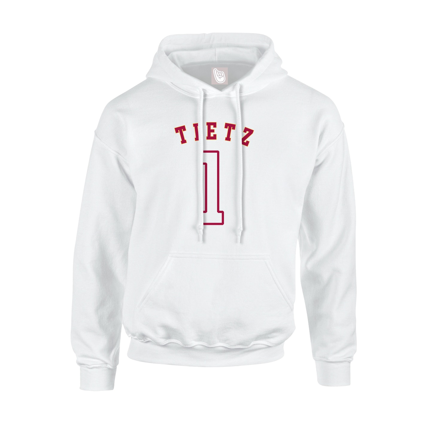 Youth Hoodie — Shirsey Arch in White