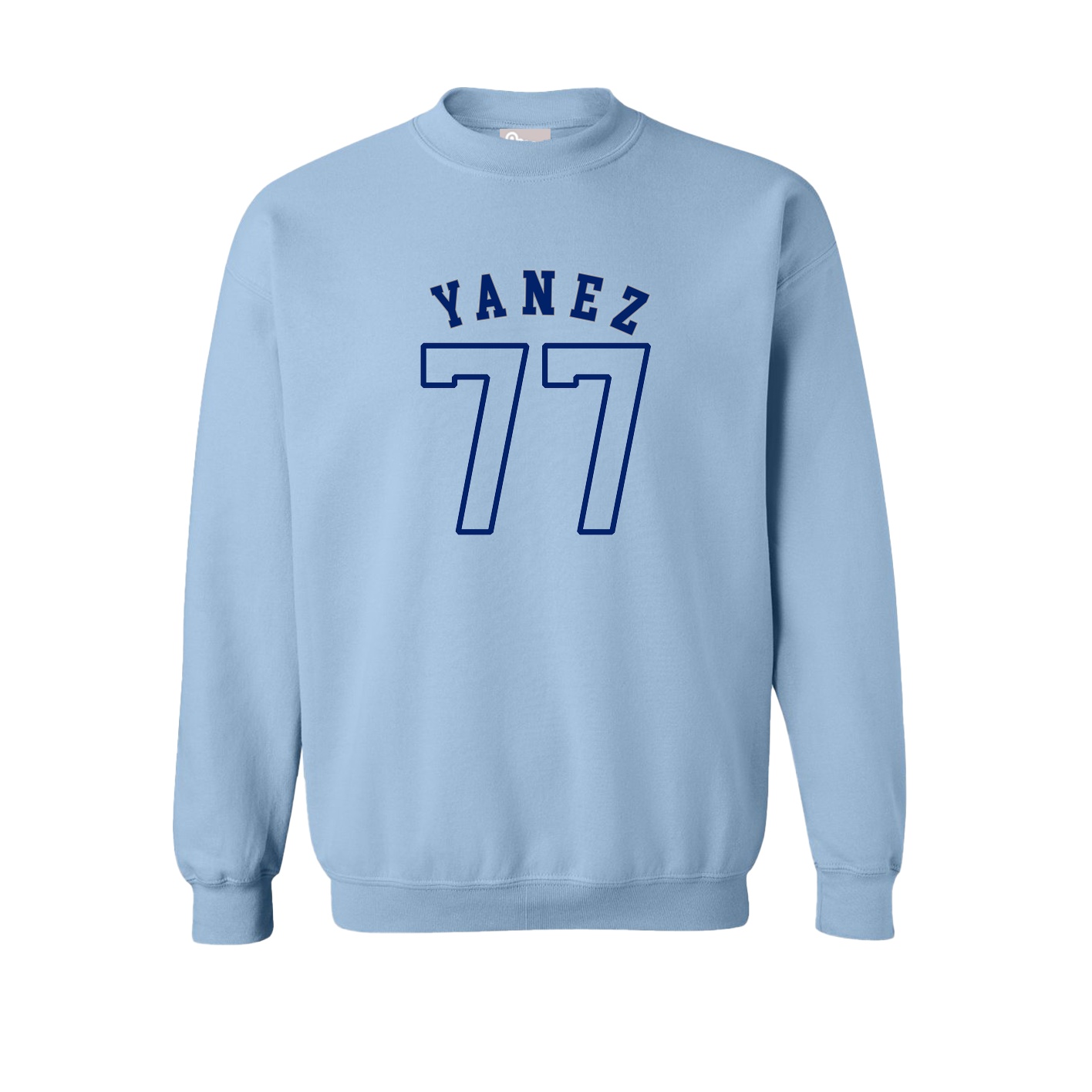 Fleece Crew — Shirsey Arch in Light Blue