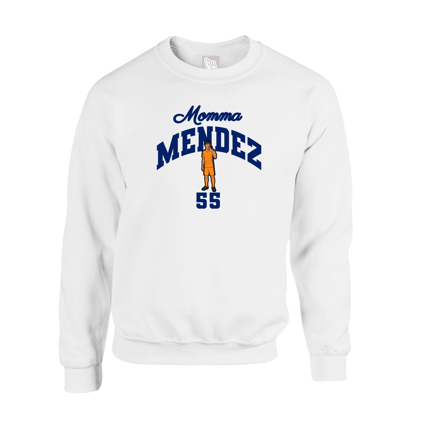 Fleece Crew — Mothers Day Arch in White