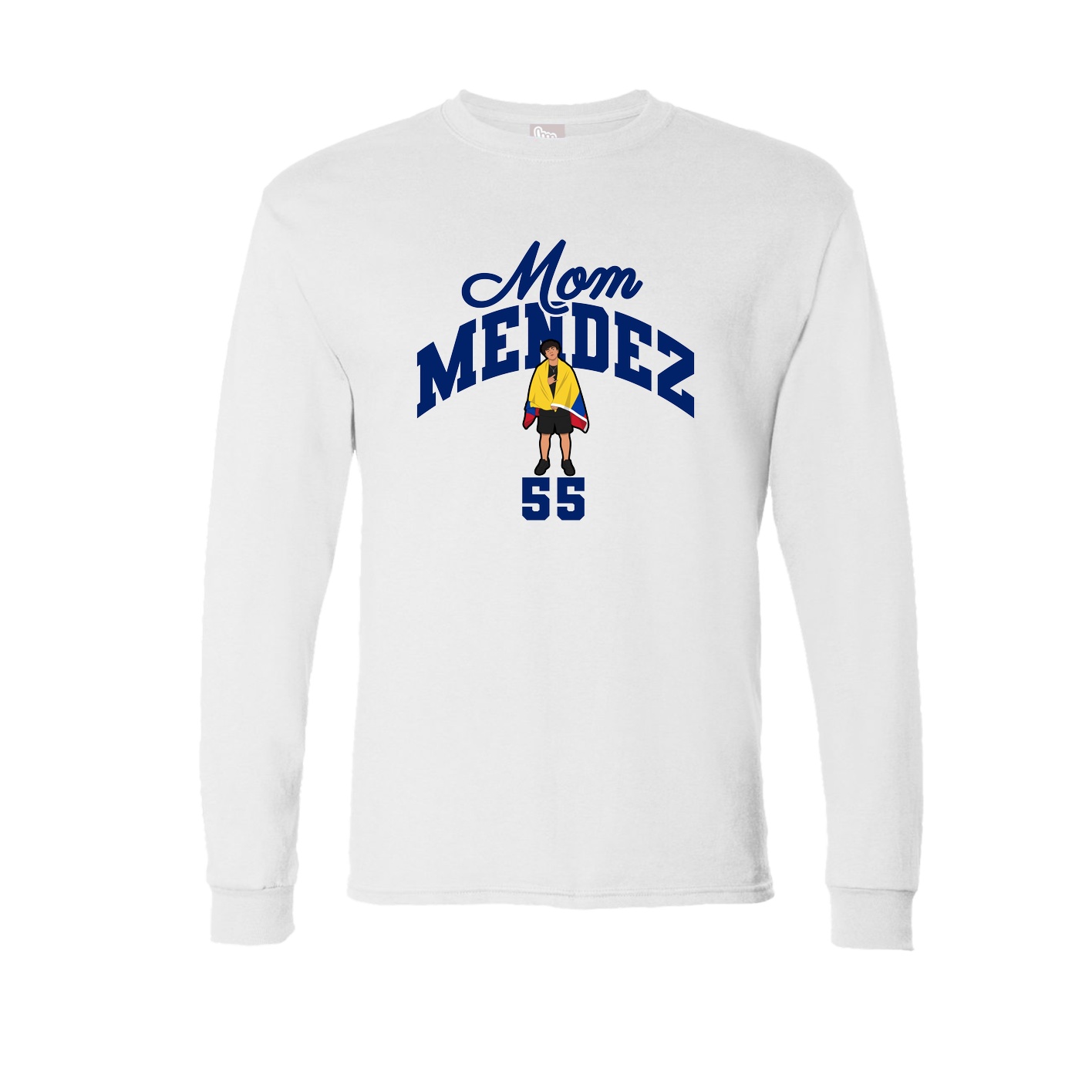 Long Sleeve Tee — Mothers Day Arch in White