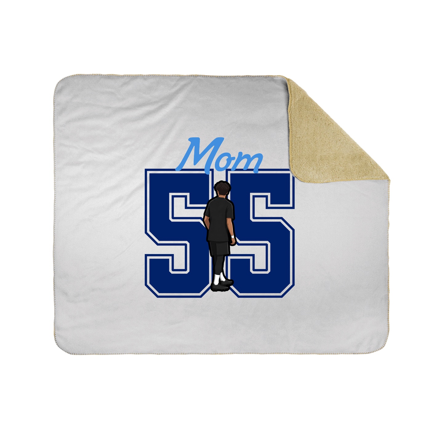 Throw Blanket — Mothers Day Shirsey in White