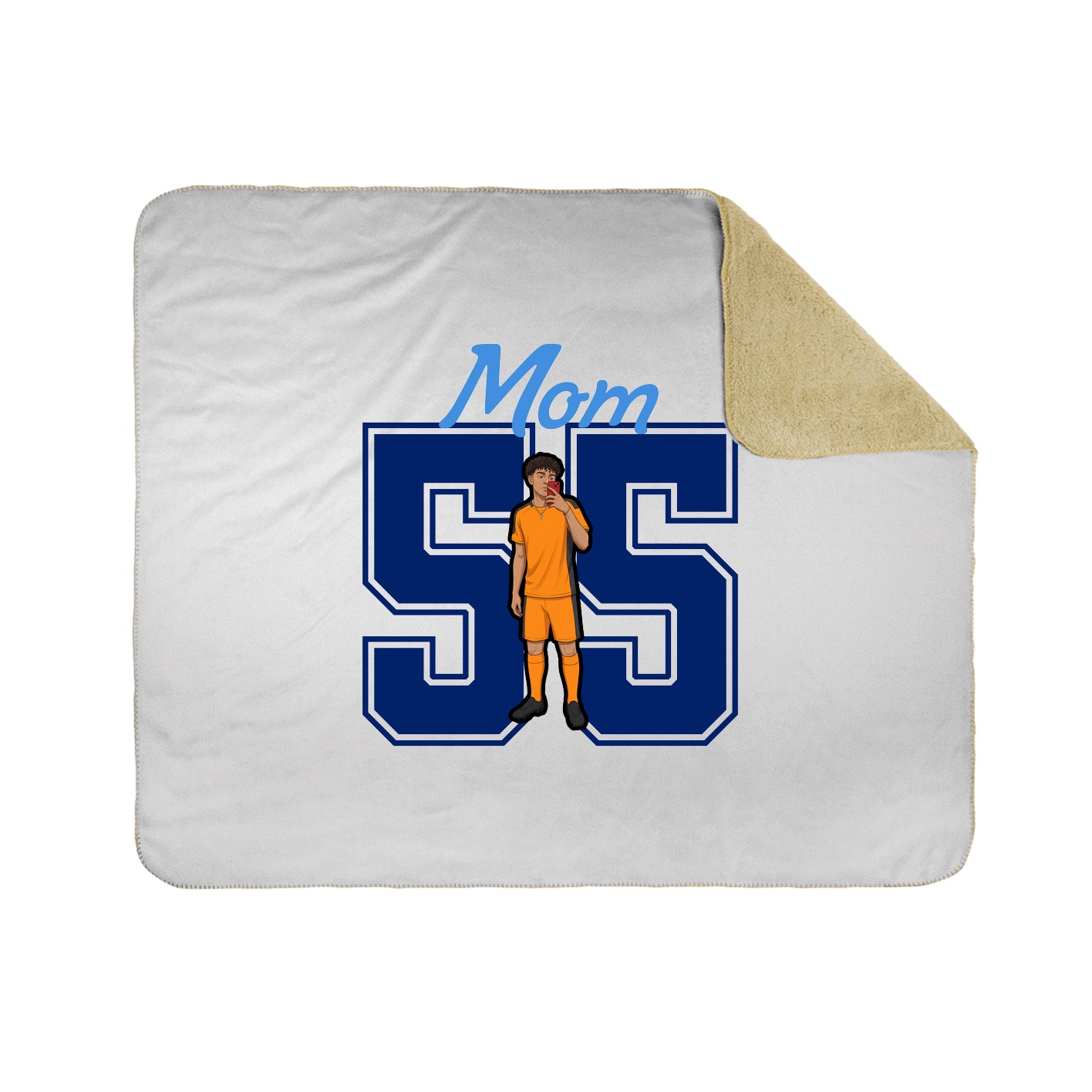 Throw Blanket — Mothers Day Shirsey in White