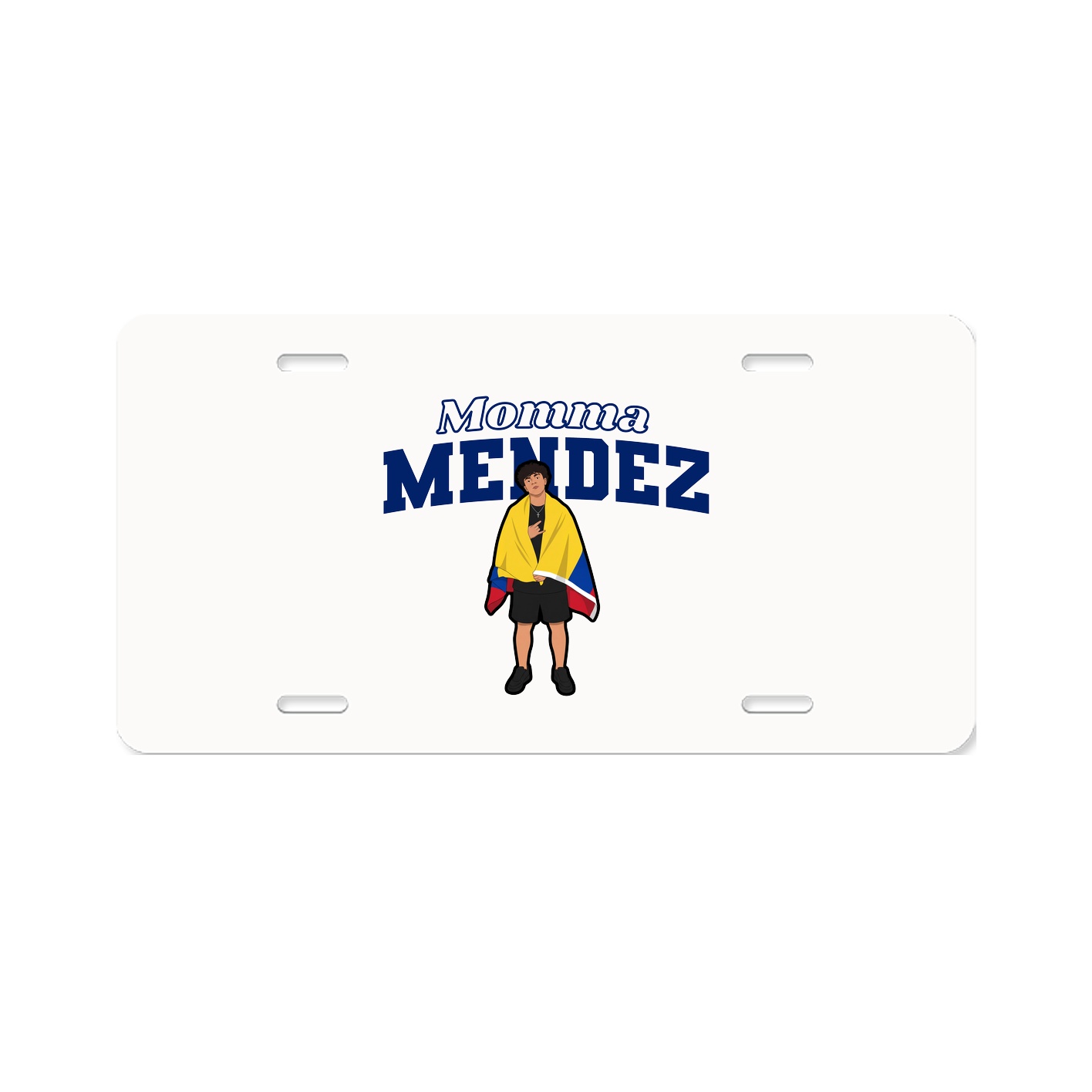 License Plate — Mothers Day Block in Classic