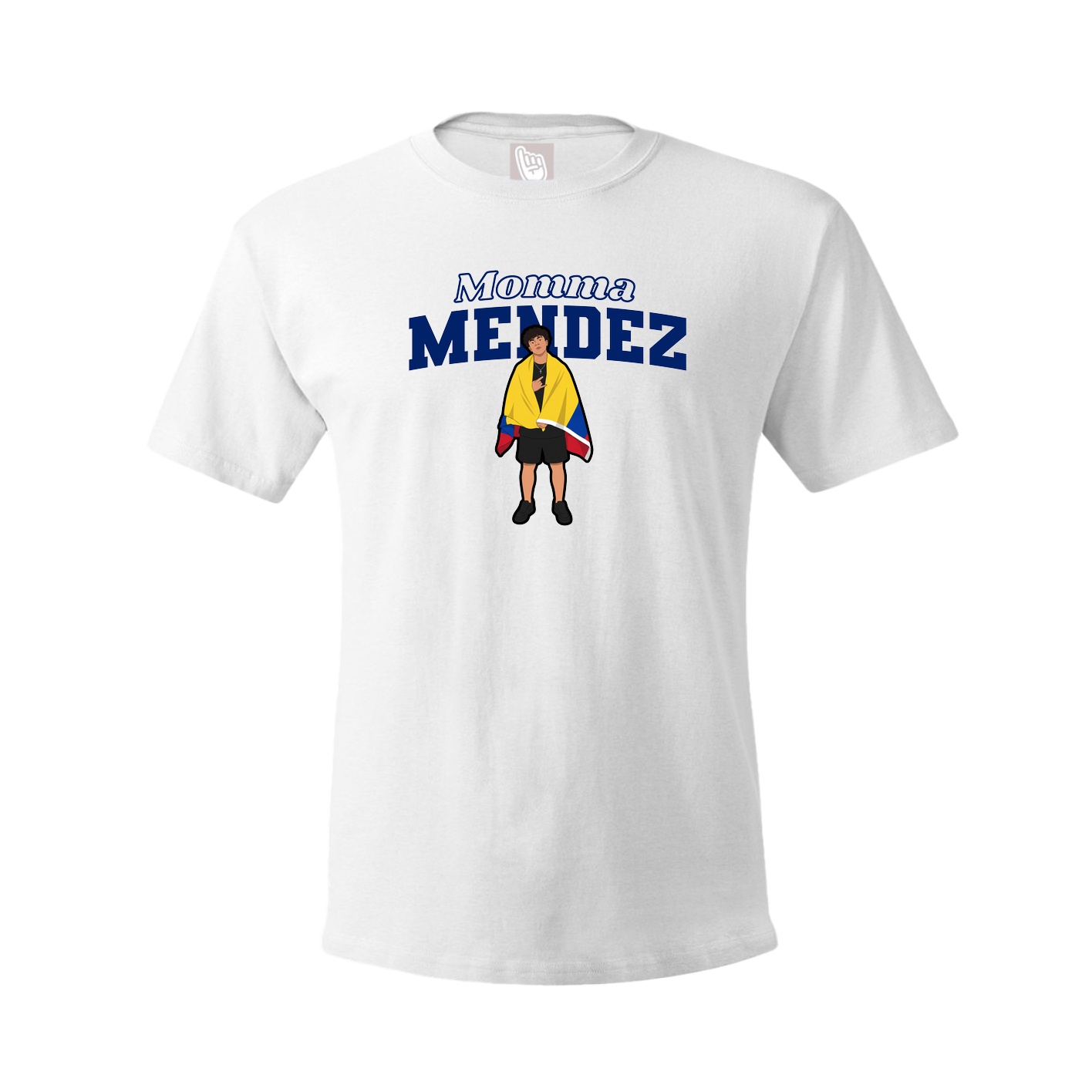 Youth Tee — Mothers Day Block in White