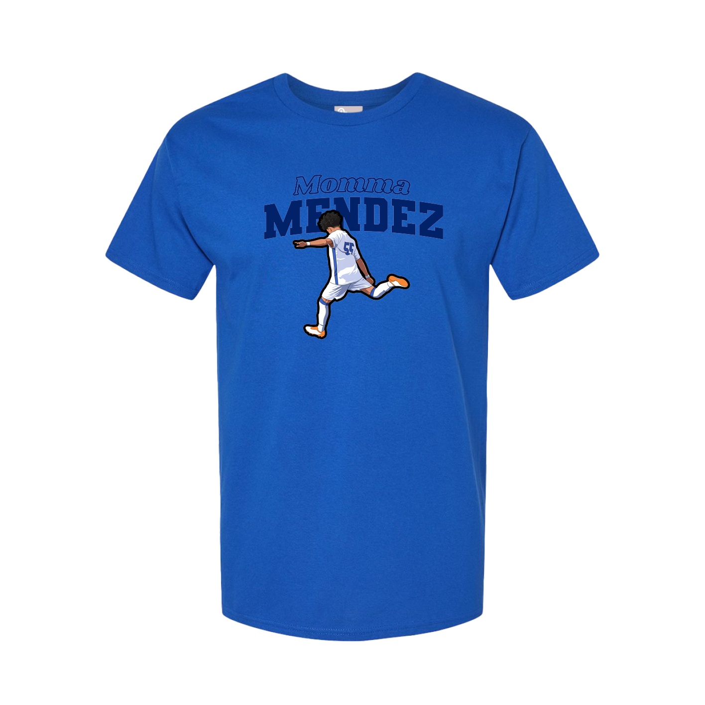 Youth Tee — Mothers Day Block in Royal