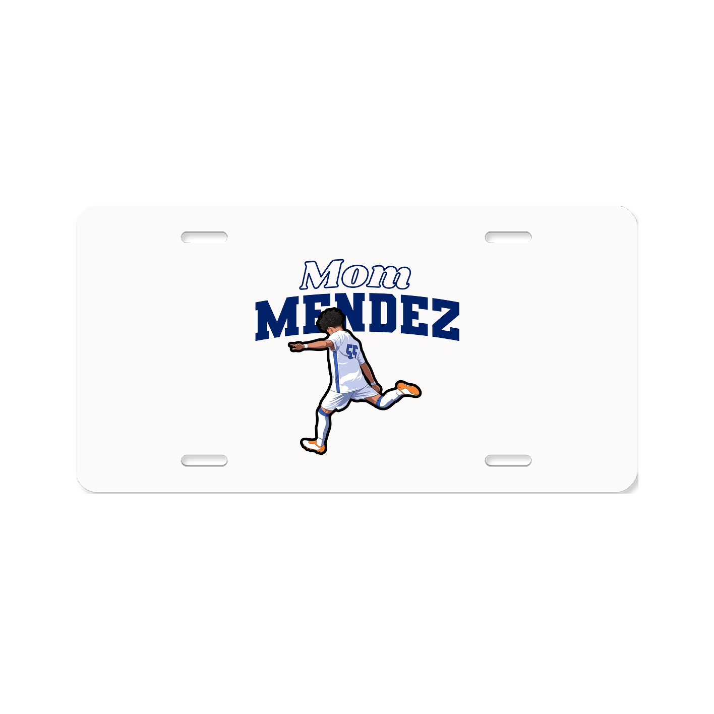 License Plate — Mothers Day Block in Classic