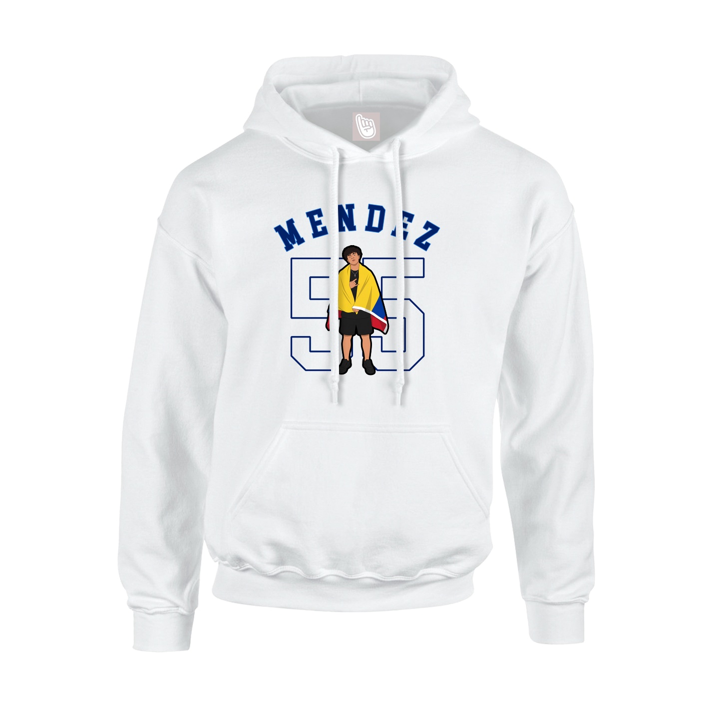 Youth Hoodie — Shirsey Arch in White