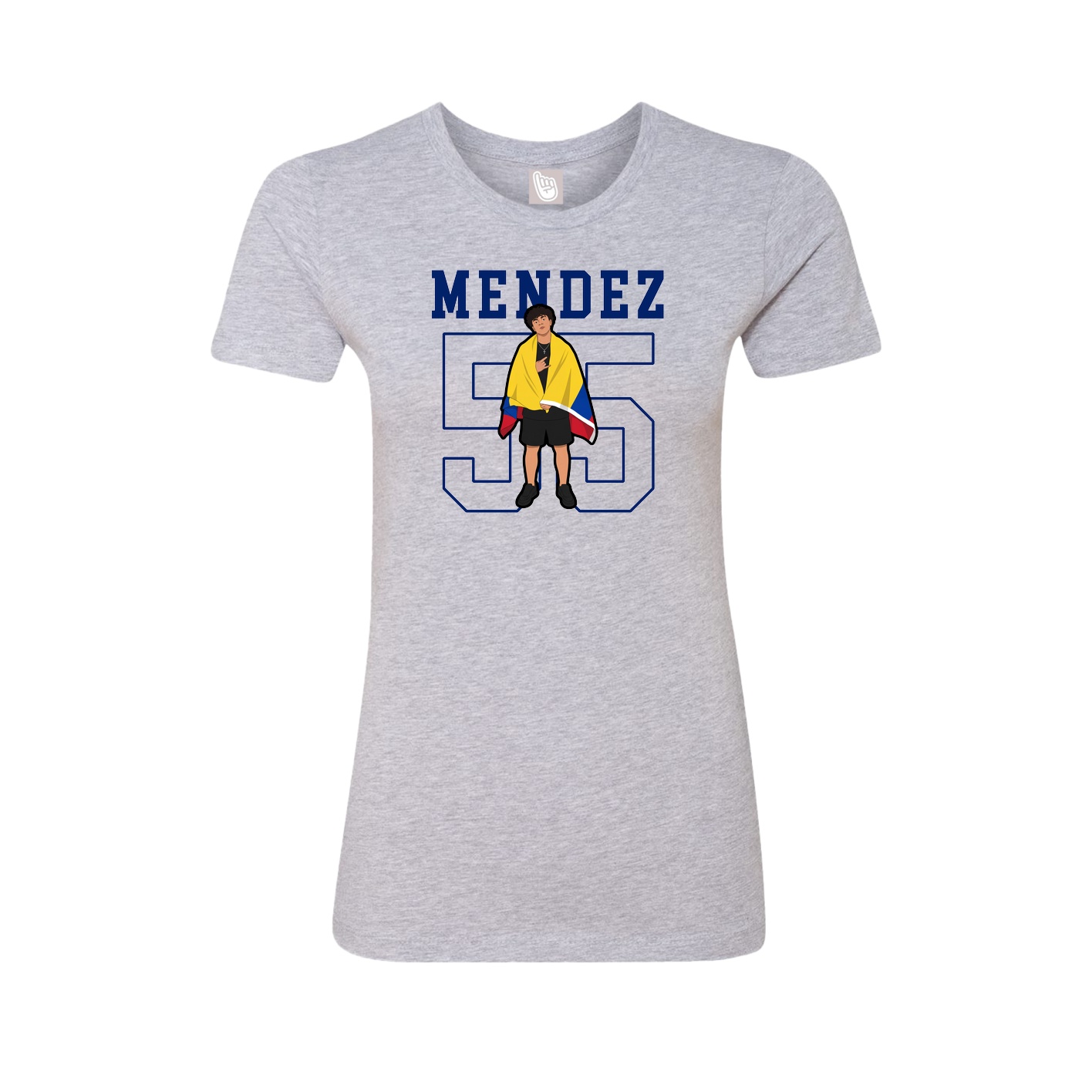 Fitted Women's Tee — Shirsey in Grey