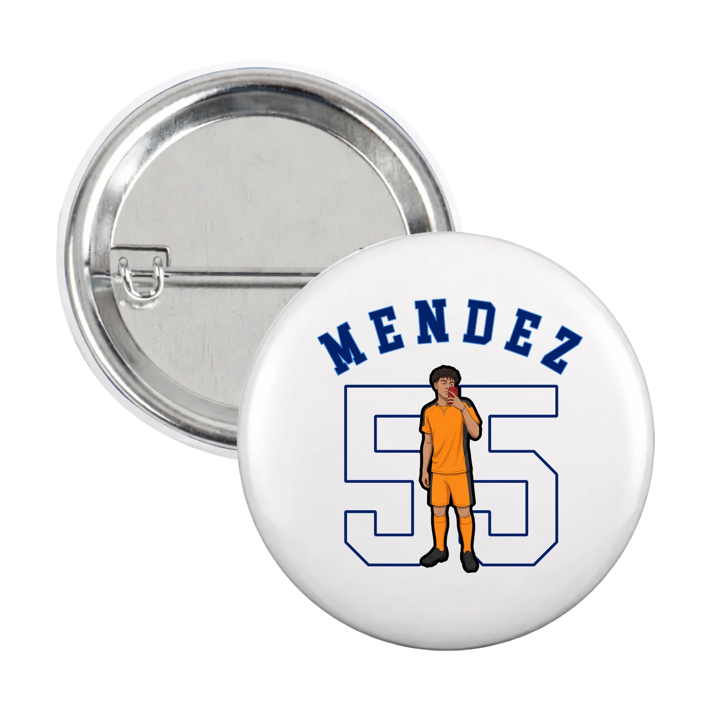 Game Day Button — Shirsey Arch in White
