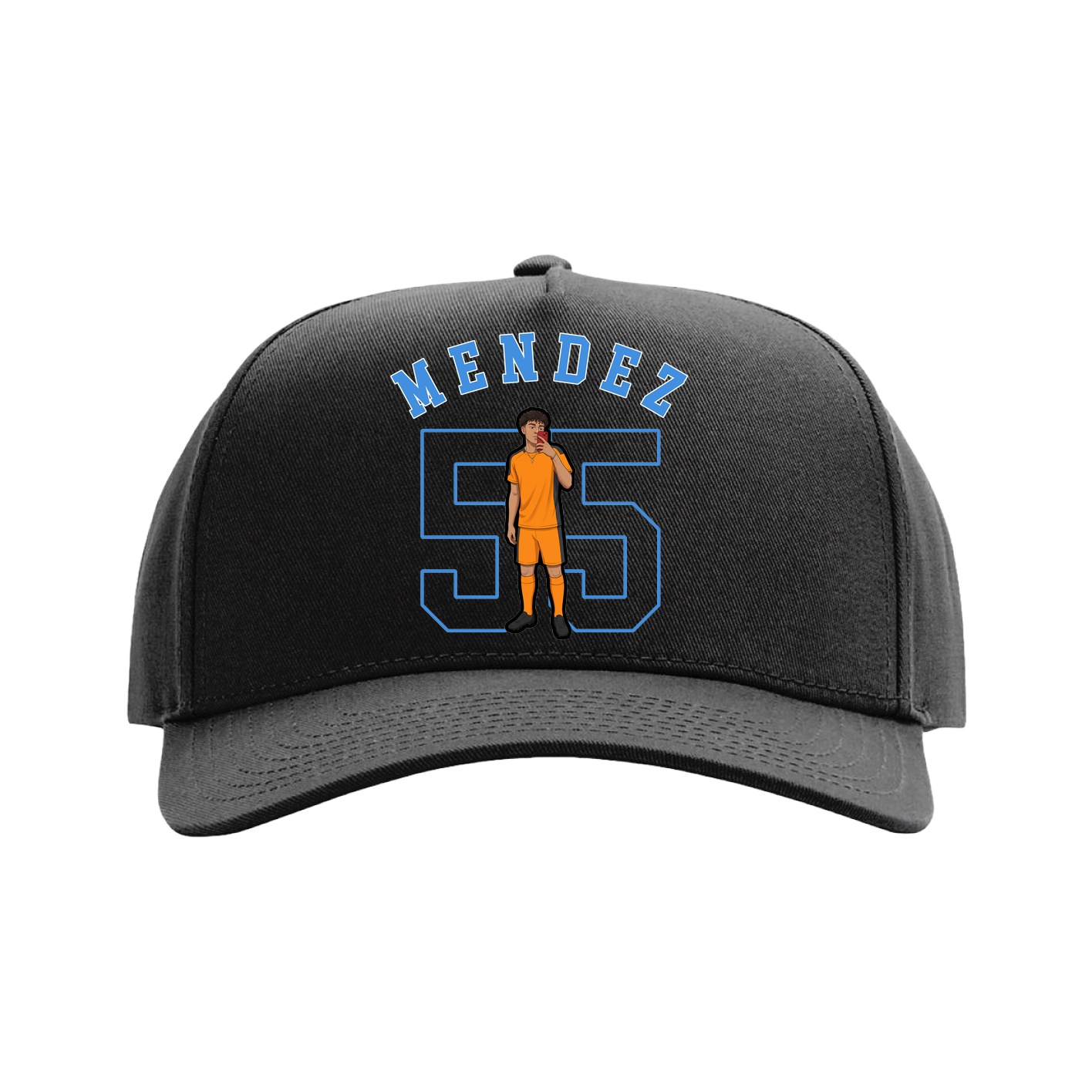 Full Fabric Five-Panel Champ Cap