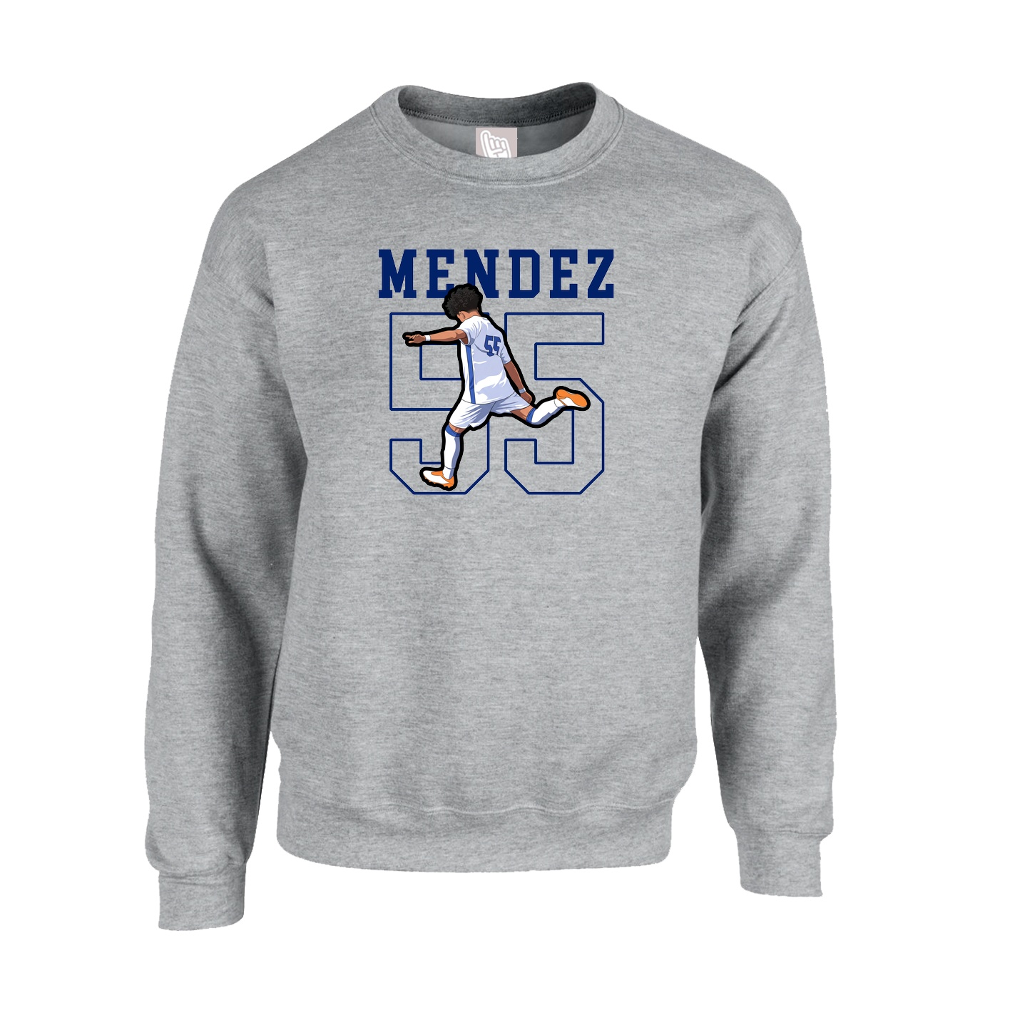 Fleece Crew — Shirsey in Grey