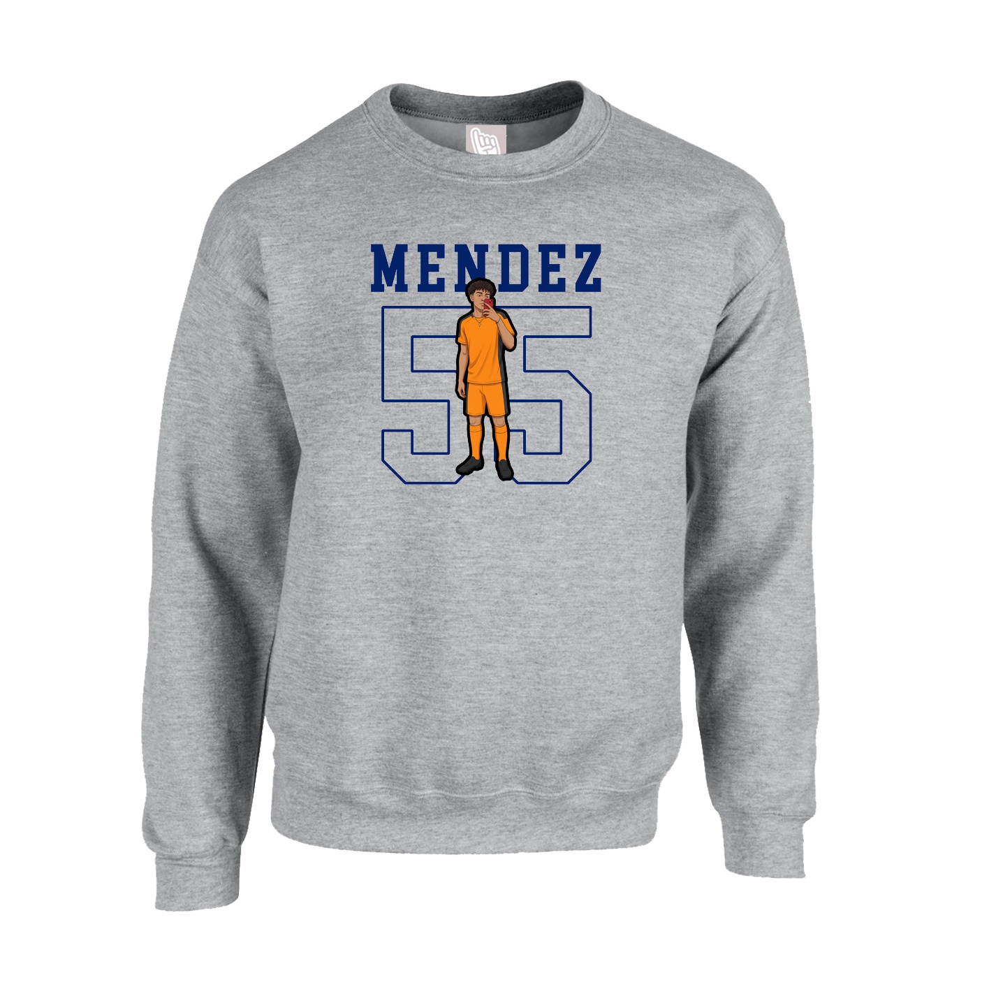 Fleece Crew — Shirsey in Grey
