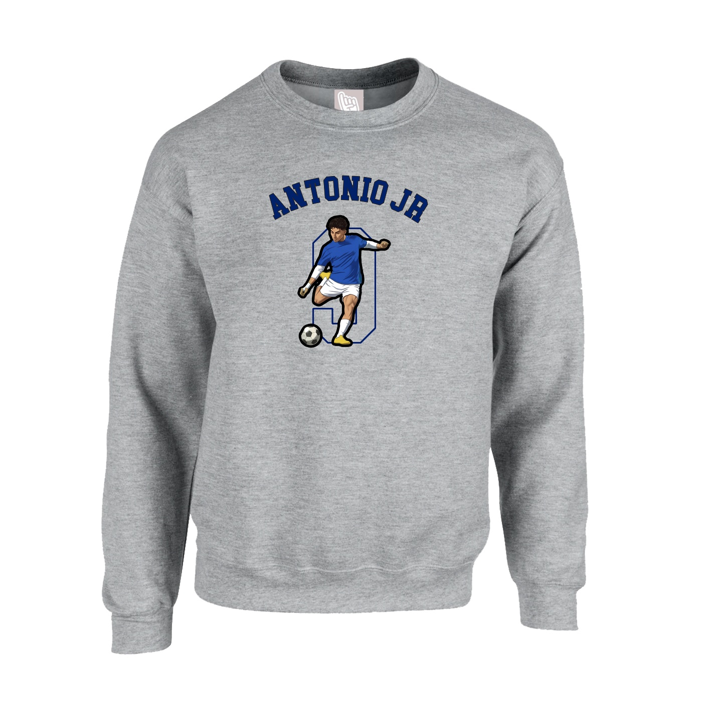 Fleece Crew — Classic in Grey