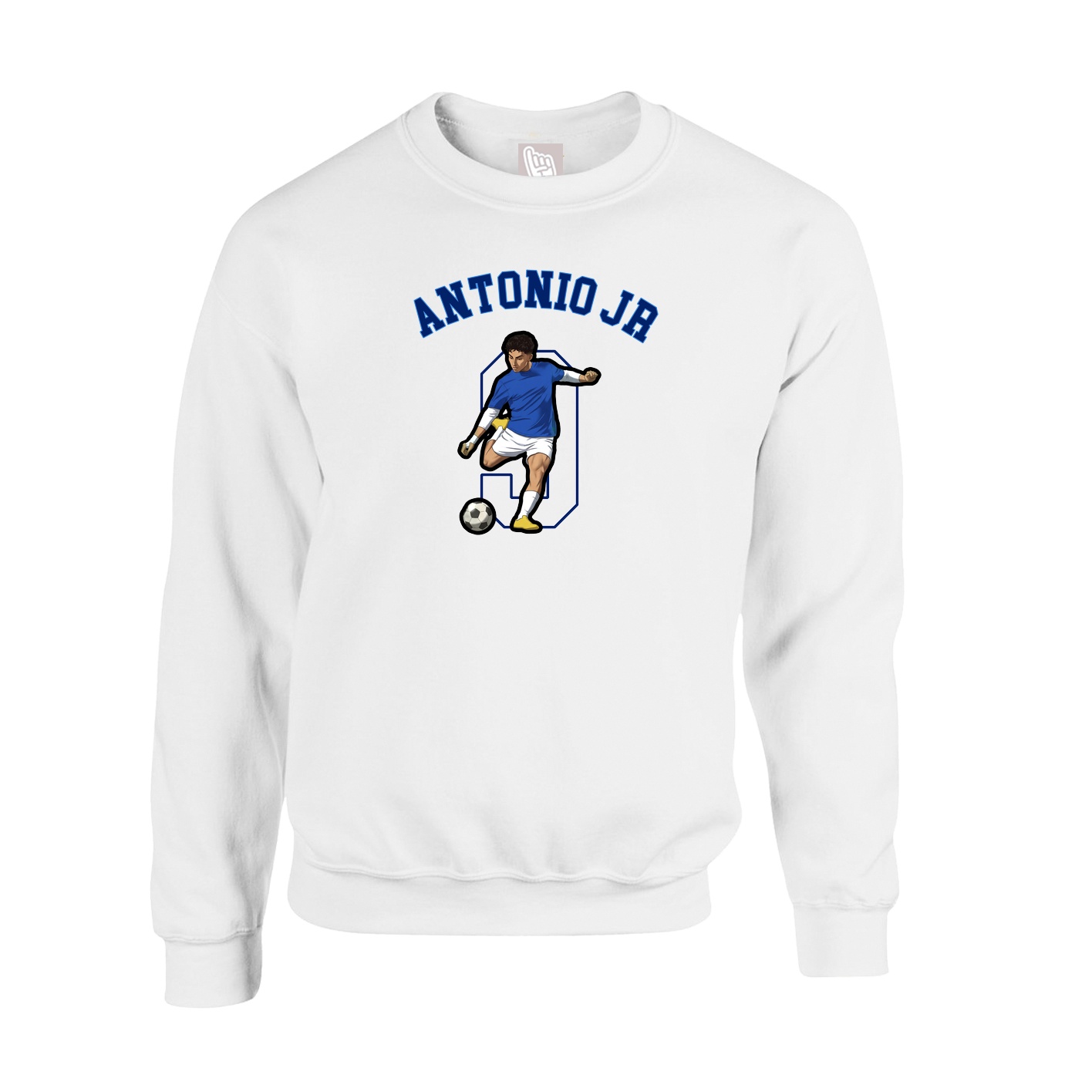 Fleece Crew — Classic in White