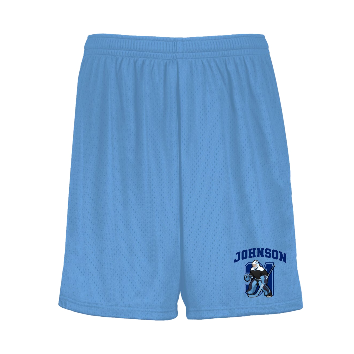Shorts — Number in Light Blue