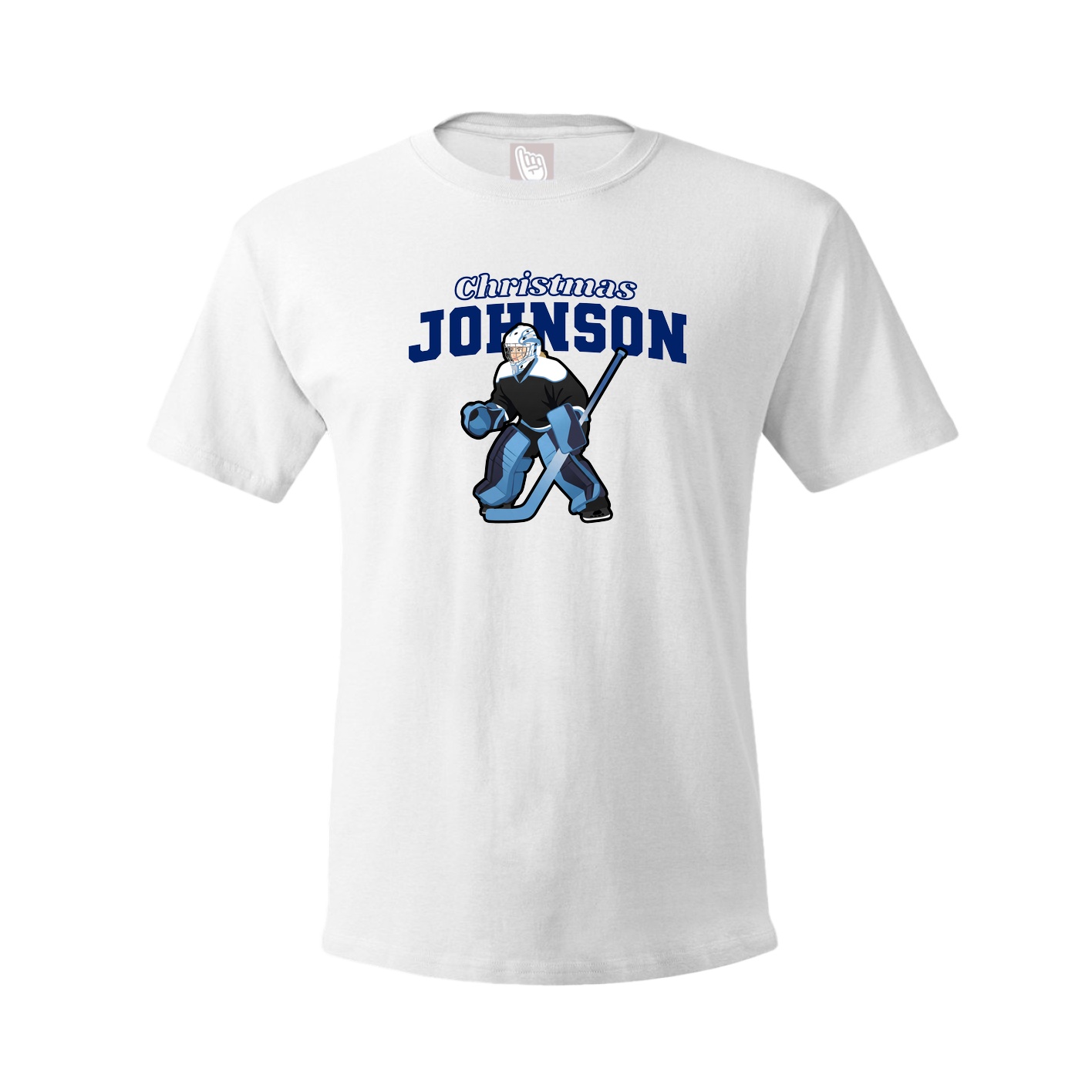 Tee — Name Arch in White
