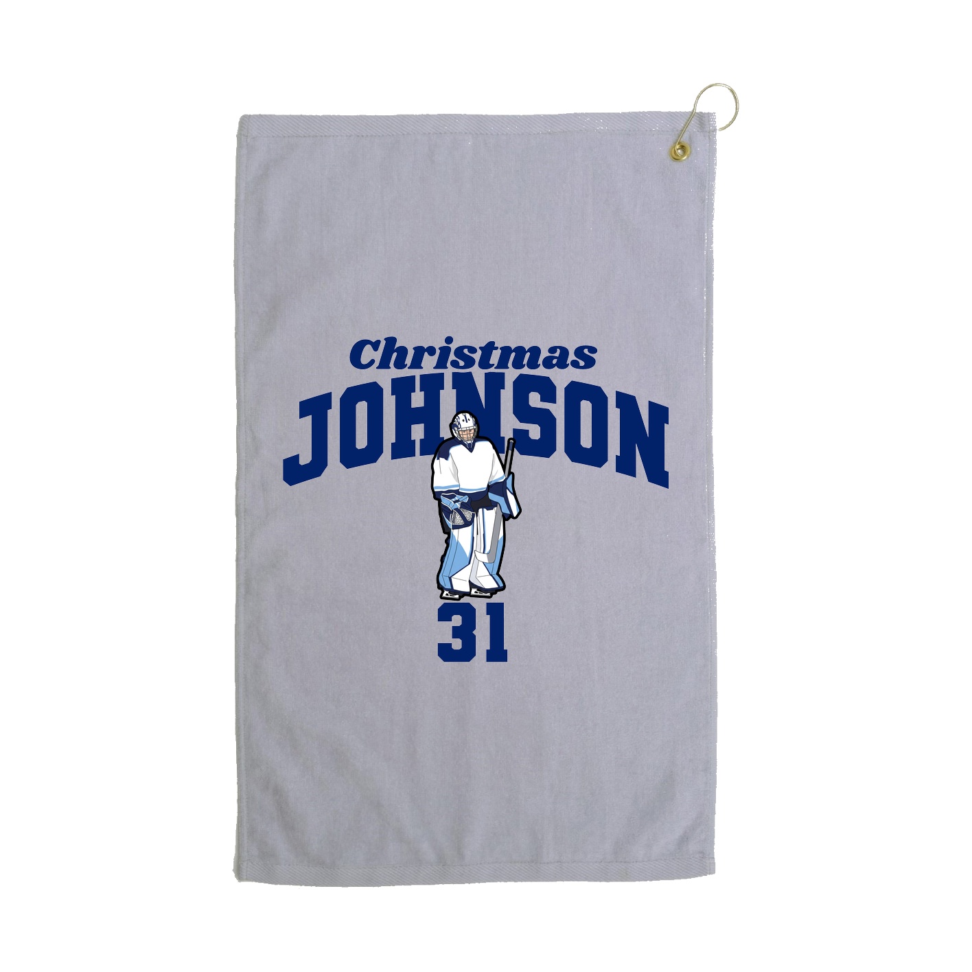 Golf Towel — Signature Arch in Grey