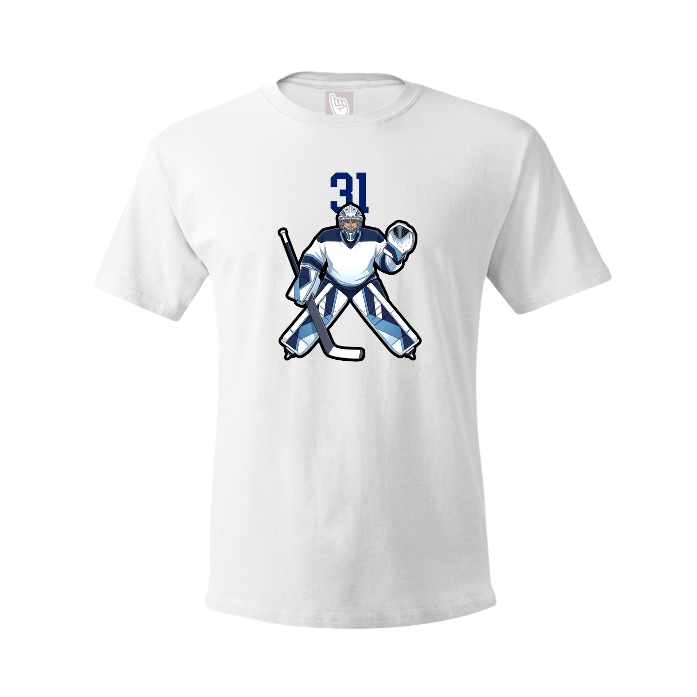 Tee — Number Top in White