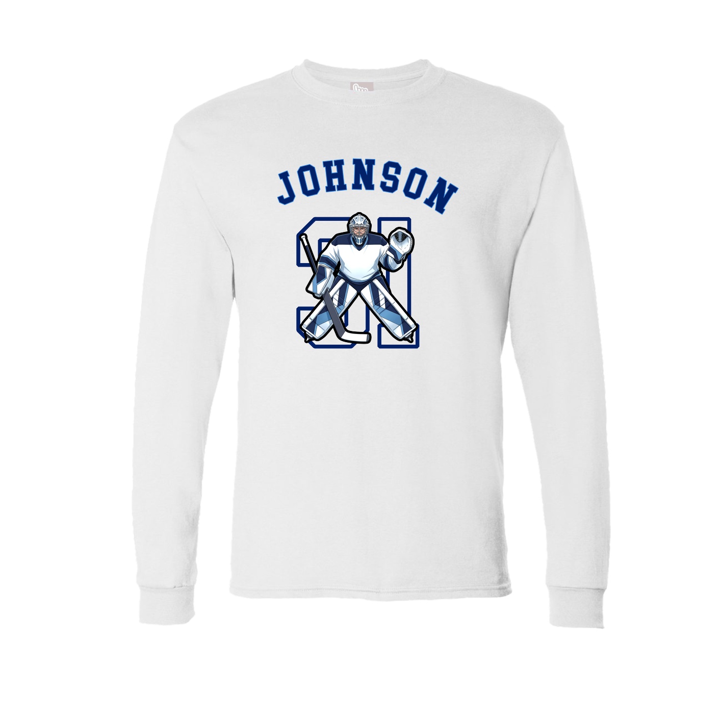 Long Sleeve Tee — Shirsey Arch in White