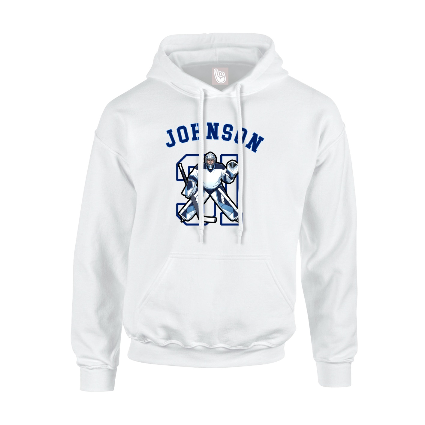 Youth Hoodie — Shirsey Arch in White