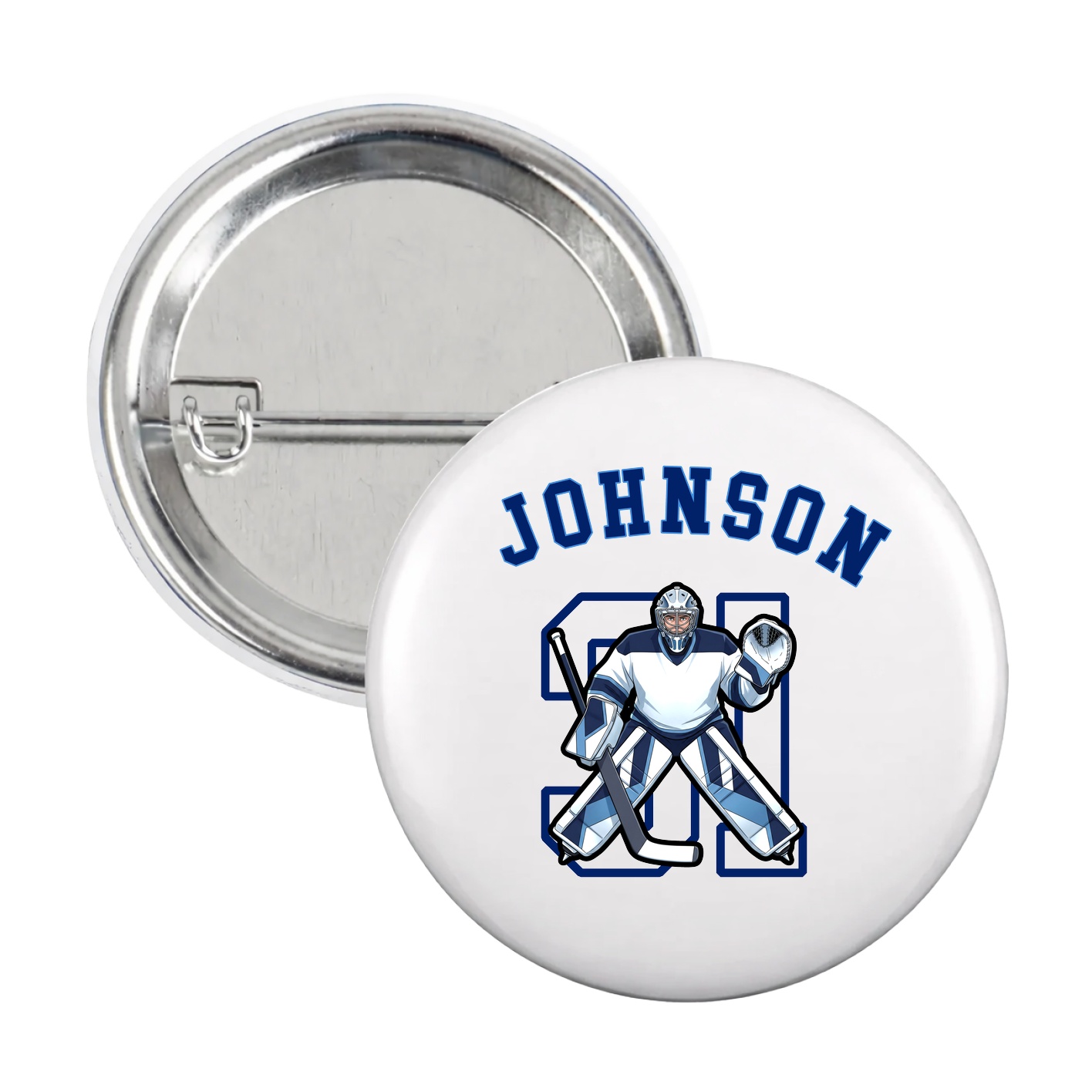 Game Day Button — Shirsey Arch in White