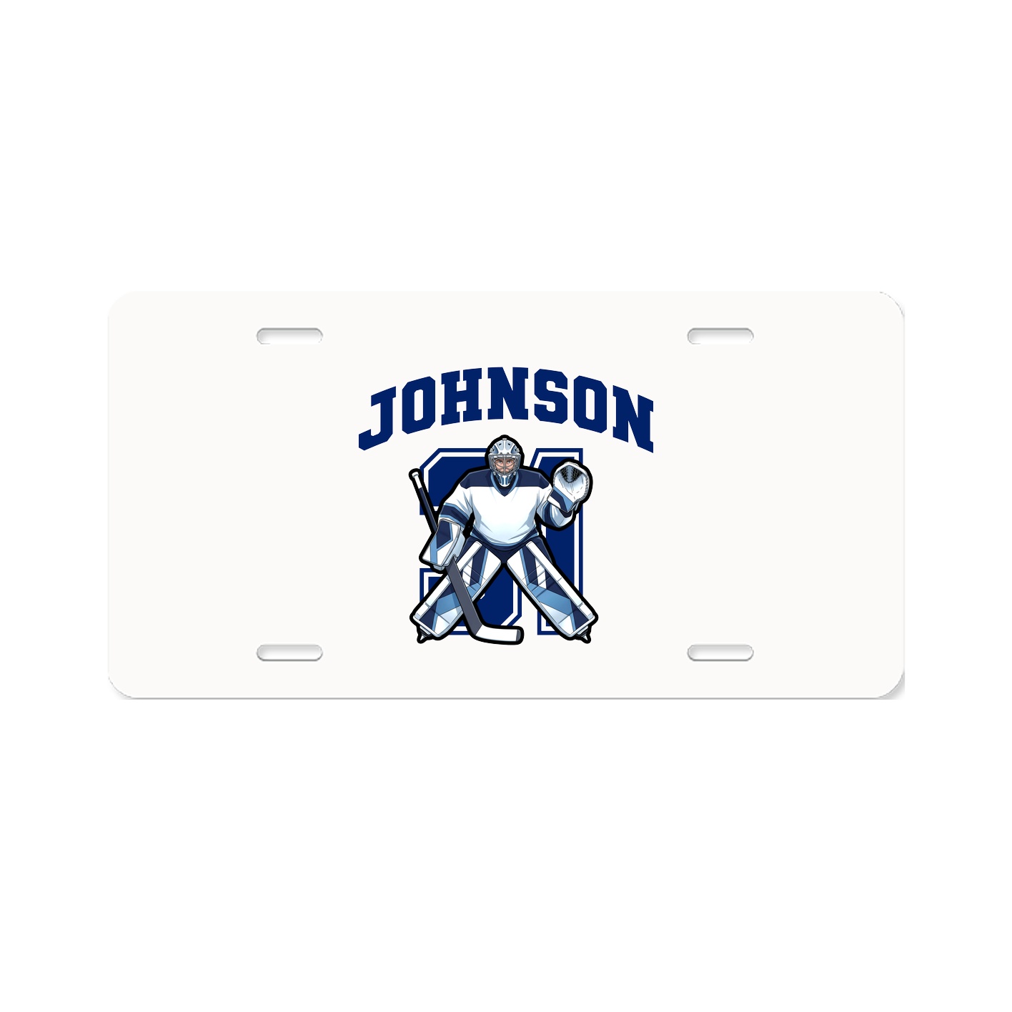 License Plate — Number in Classic