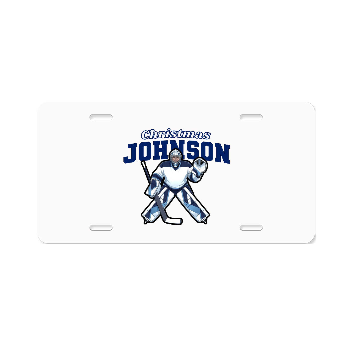 License Plate — Name Arch in Classic