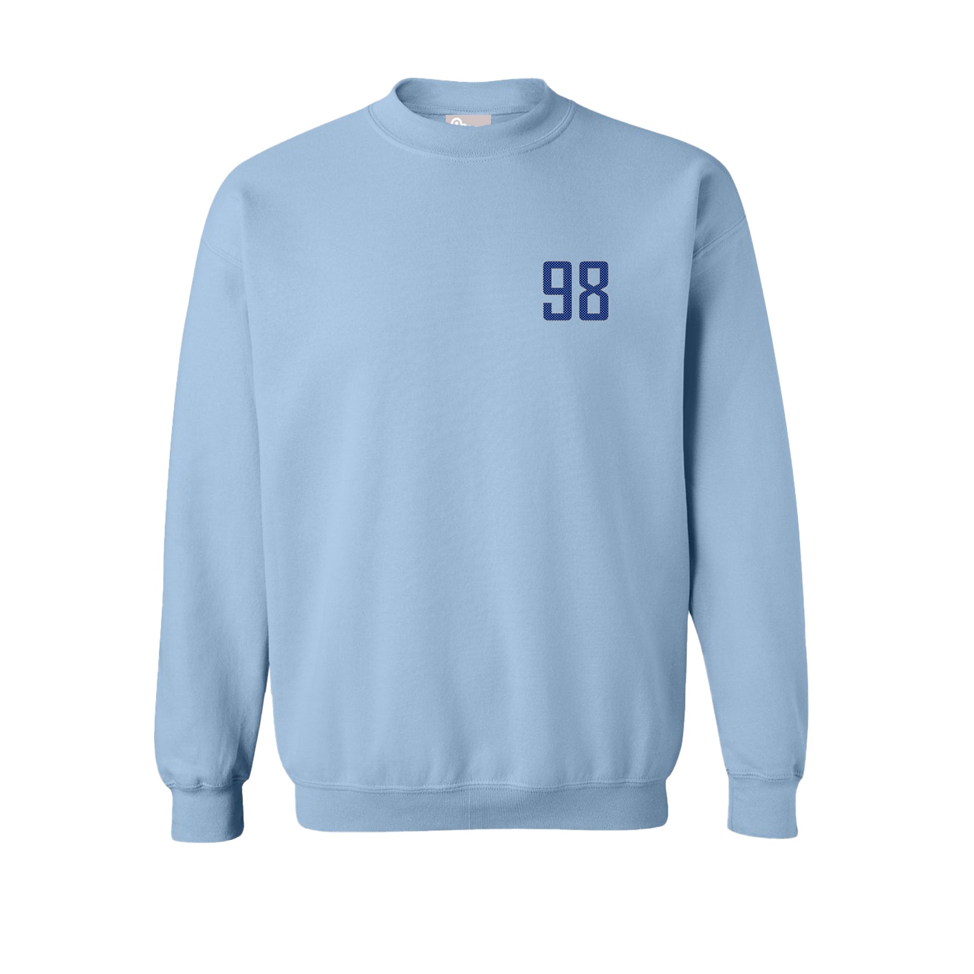 Fleece Crew — Front Shirsy in Light Blue