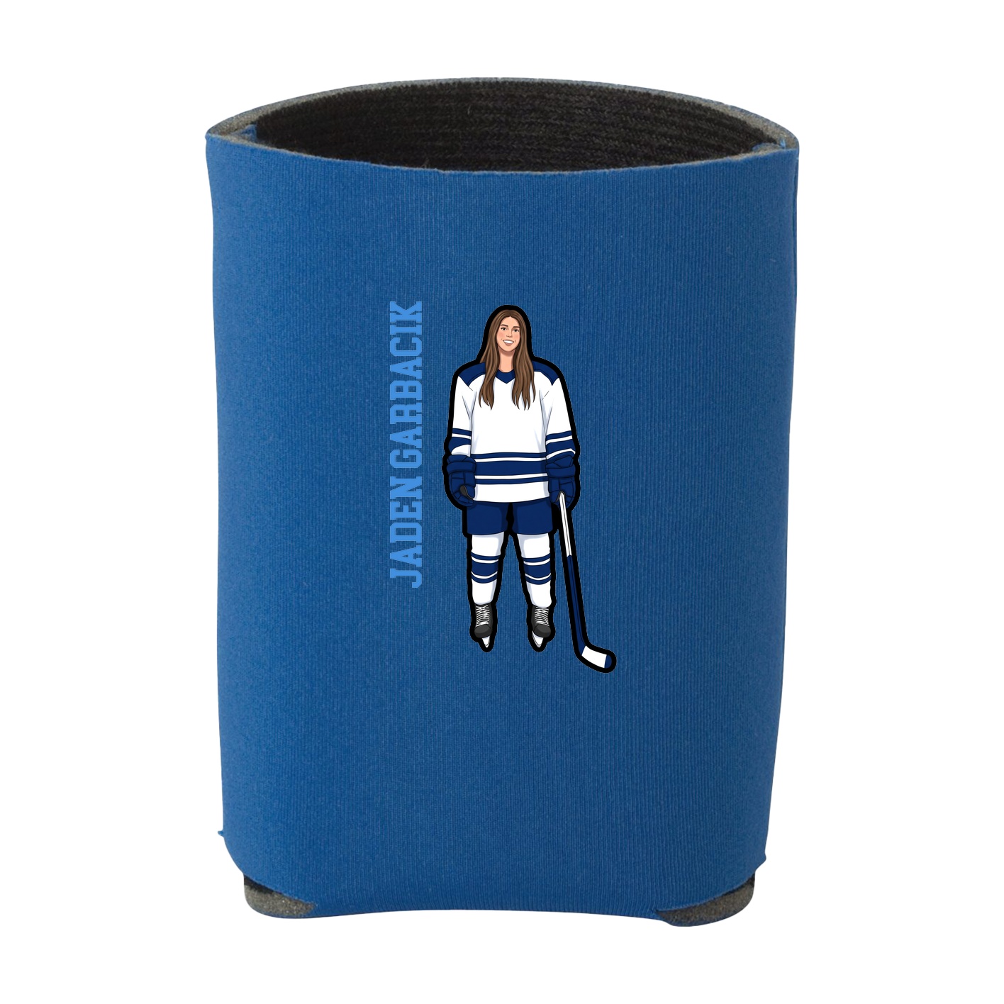 Can Holder — Name Vertical in Royal