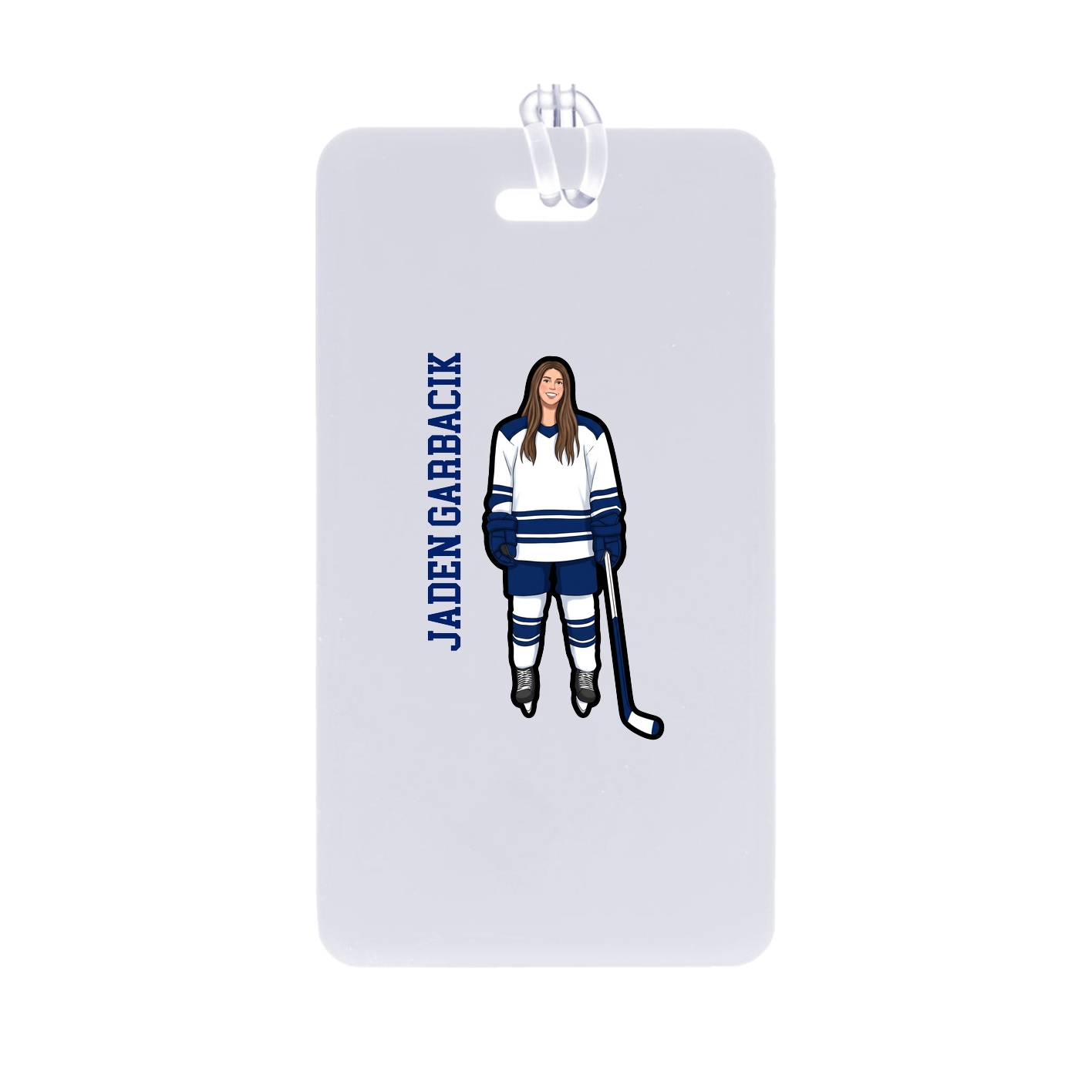 Bag Tag — Name Vertical in Classic