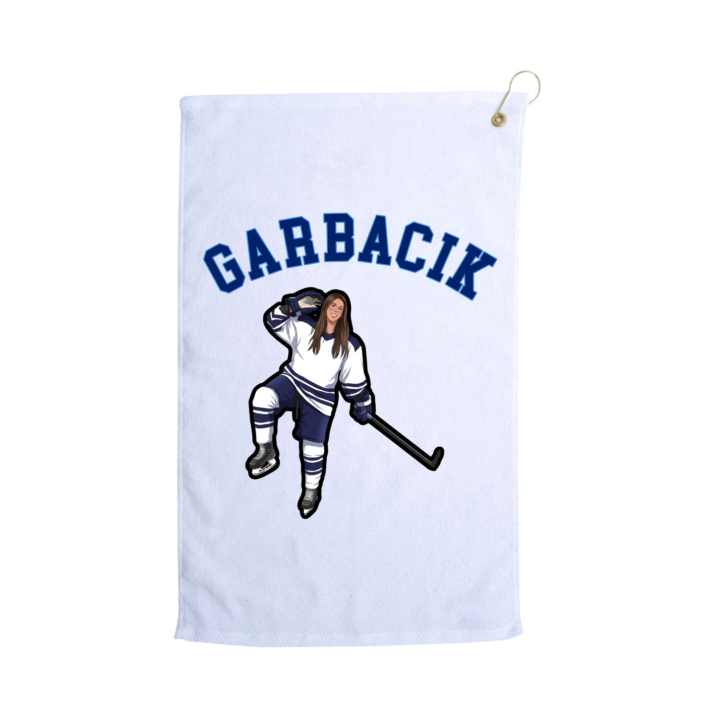 Golf Towel — Shirsey Arch in White