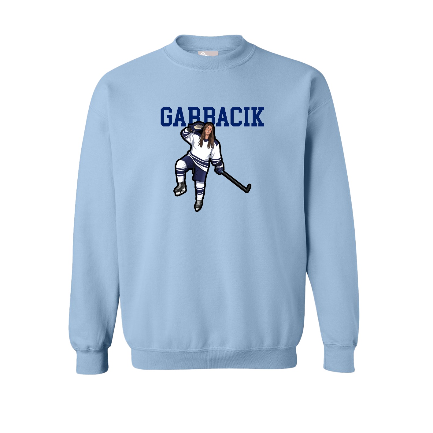 Fleece Crew — Shirsey in Light Blue