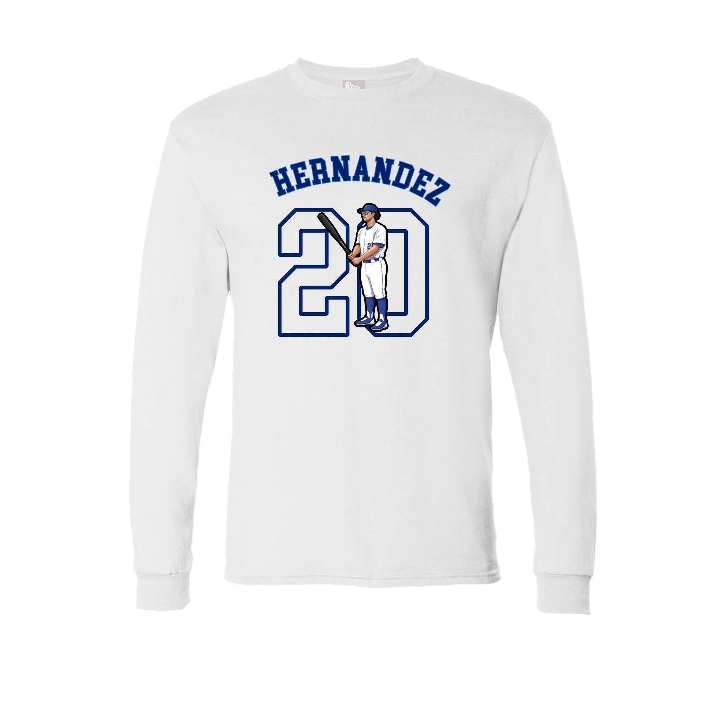 Long Sleeve Tee — Shirsey Arch in White