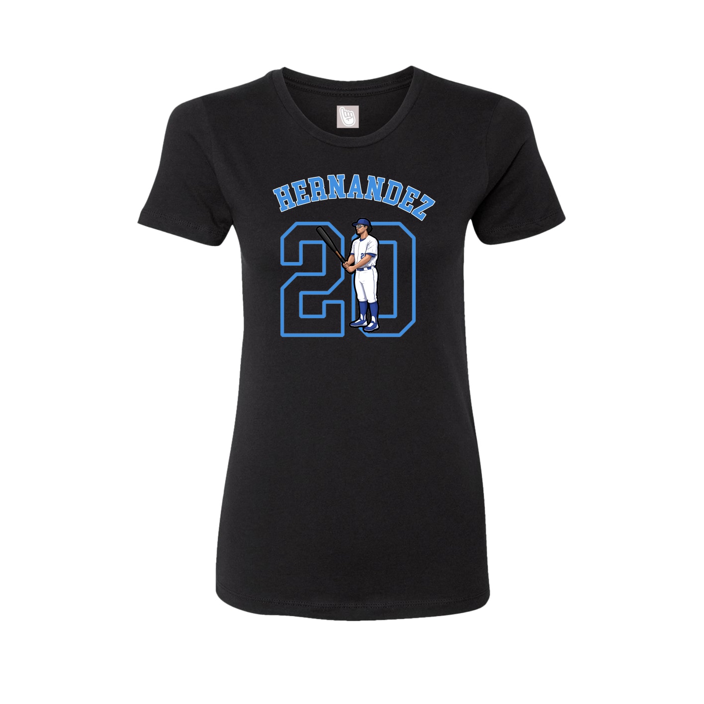 Fitted Women's Tee — Shirsey Arch in Black