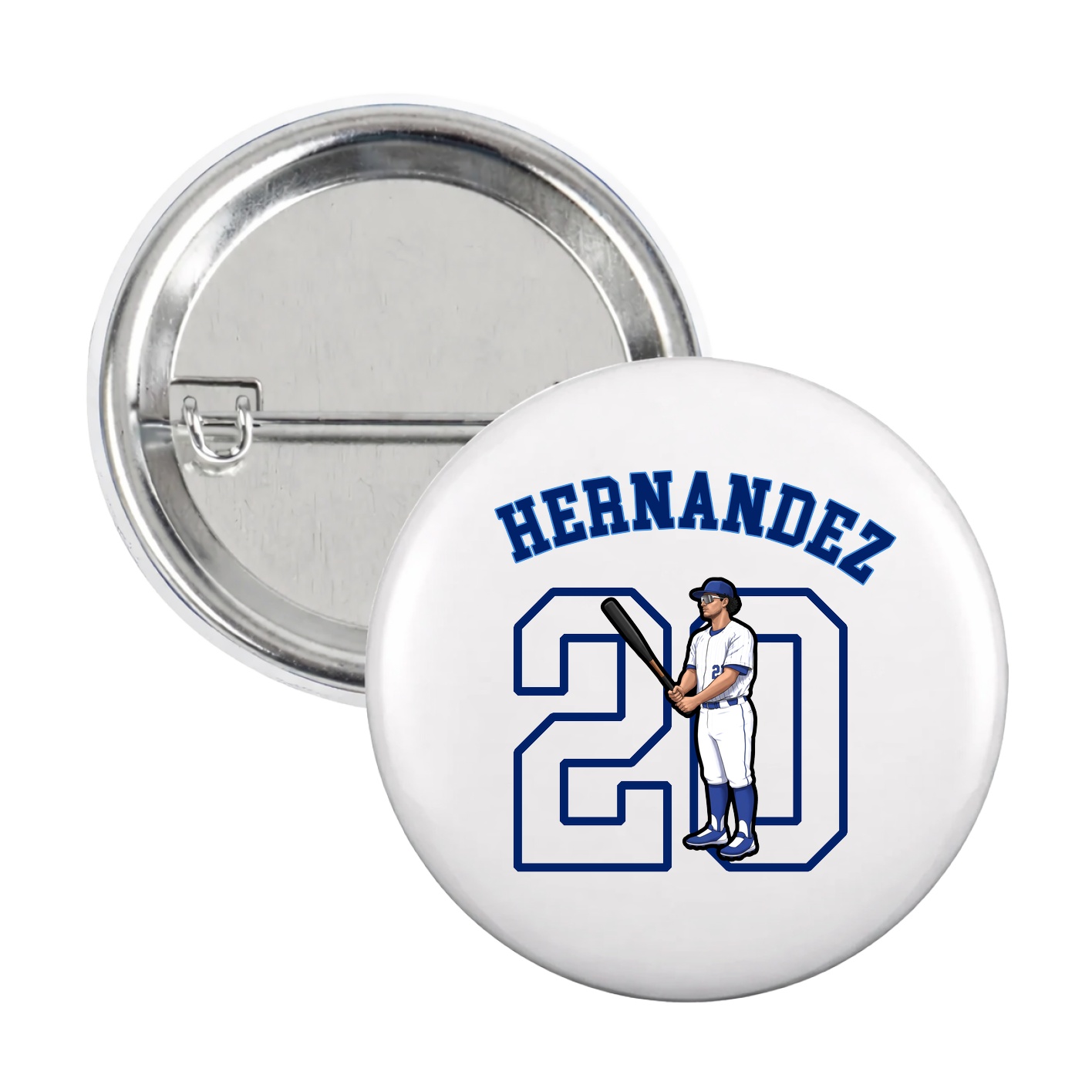 Game Day Button — Shirsey Arch in White