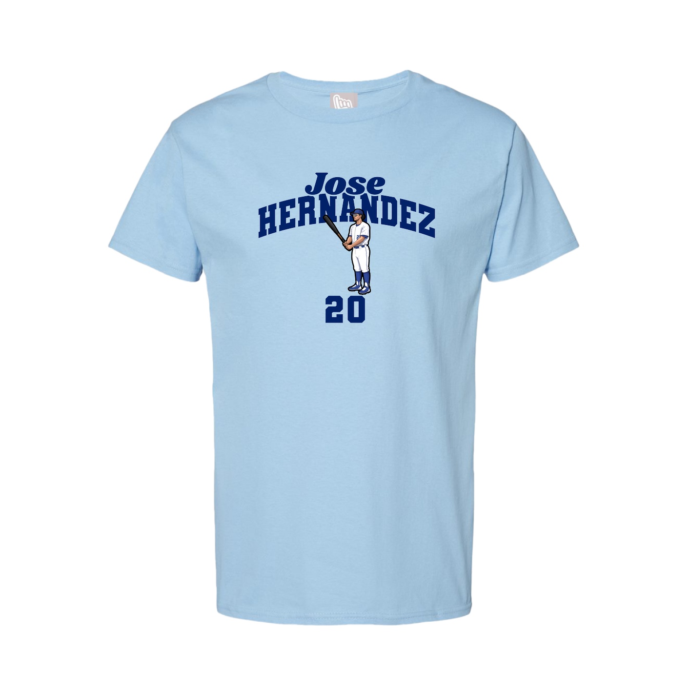Youth Tee — Signature Arch in Light Blue