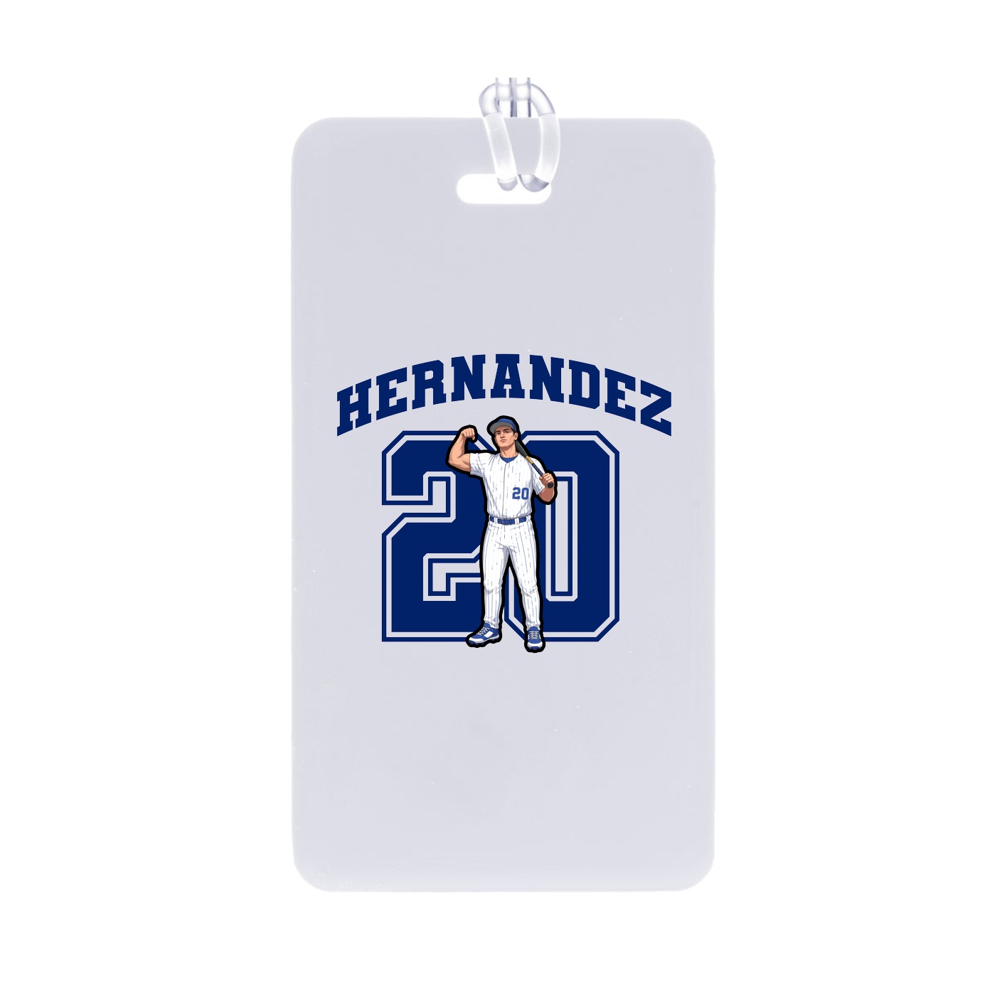 Bag Tag — Number in Classic