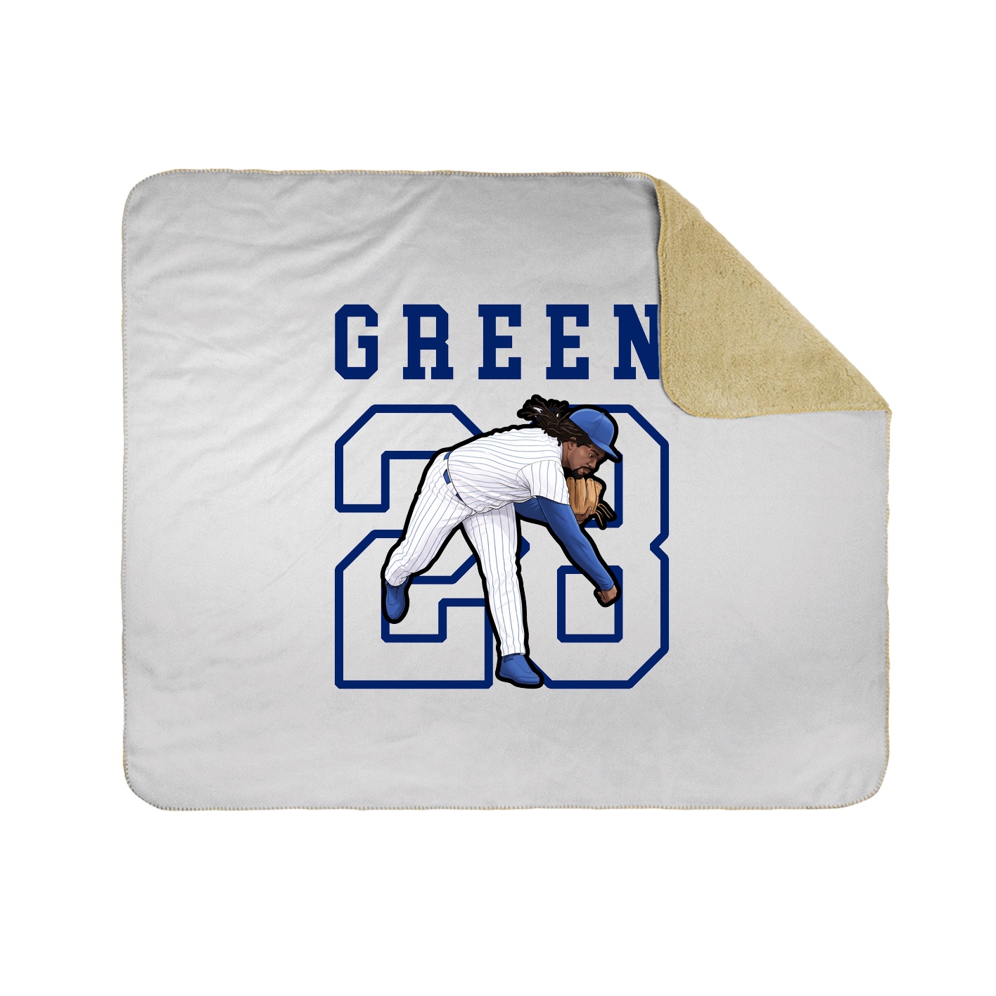 Throw Blanket — Shirsey in White