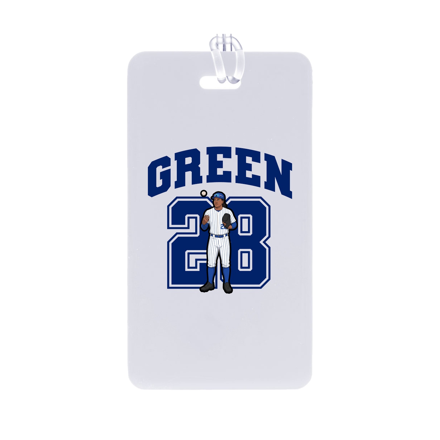 Bag Tag — Number in Classic