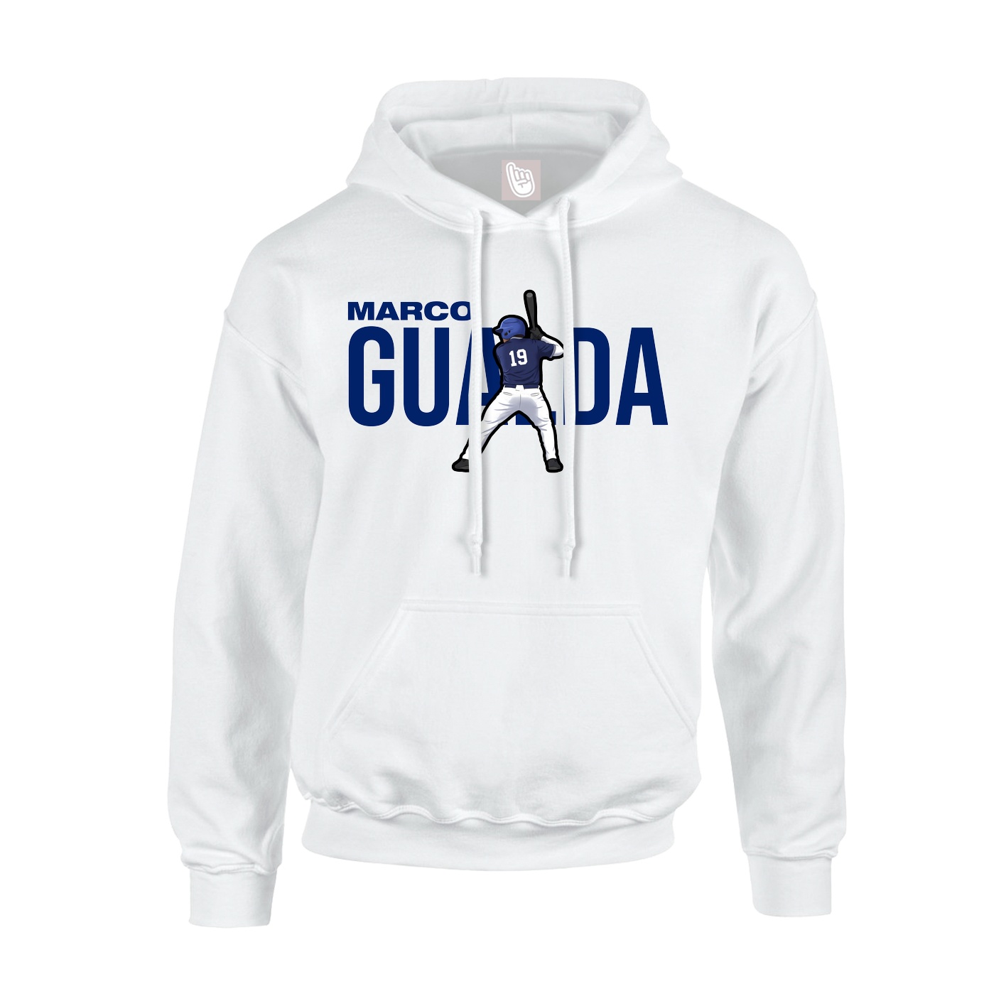 Hoodie — Player Name in White