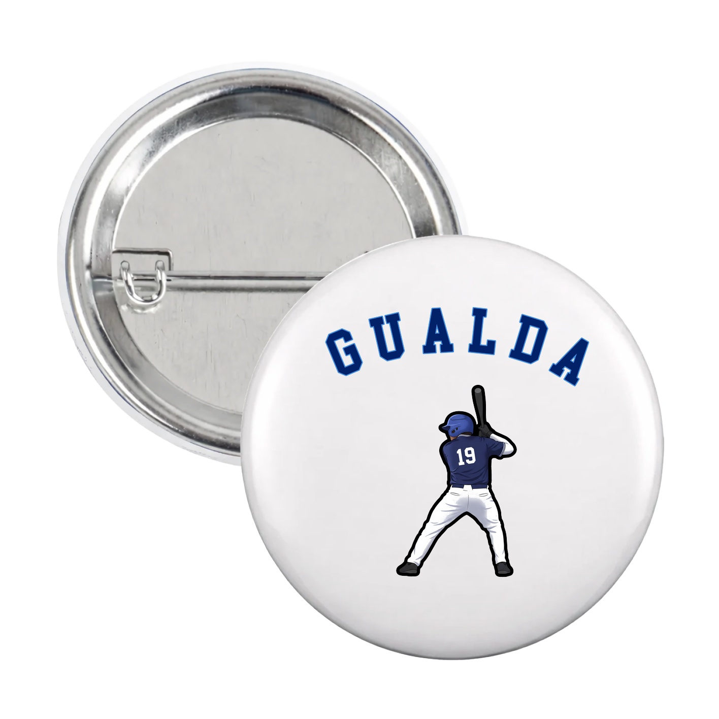 Game Day Button — Shirsey Arch in White