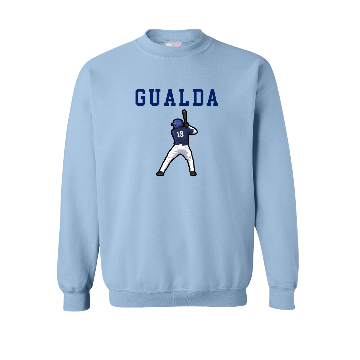 Fleece Crew — Shirsey in Light Blue