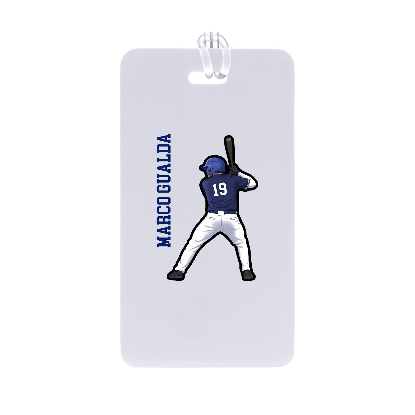 Bag Tag — Name Vertical in Classic