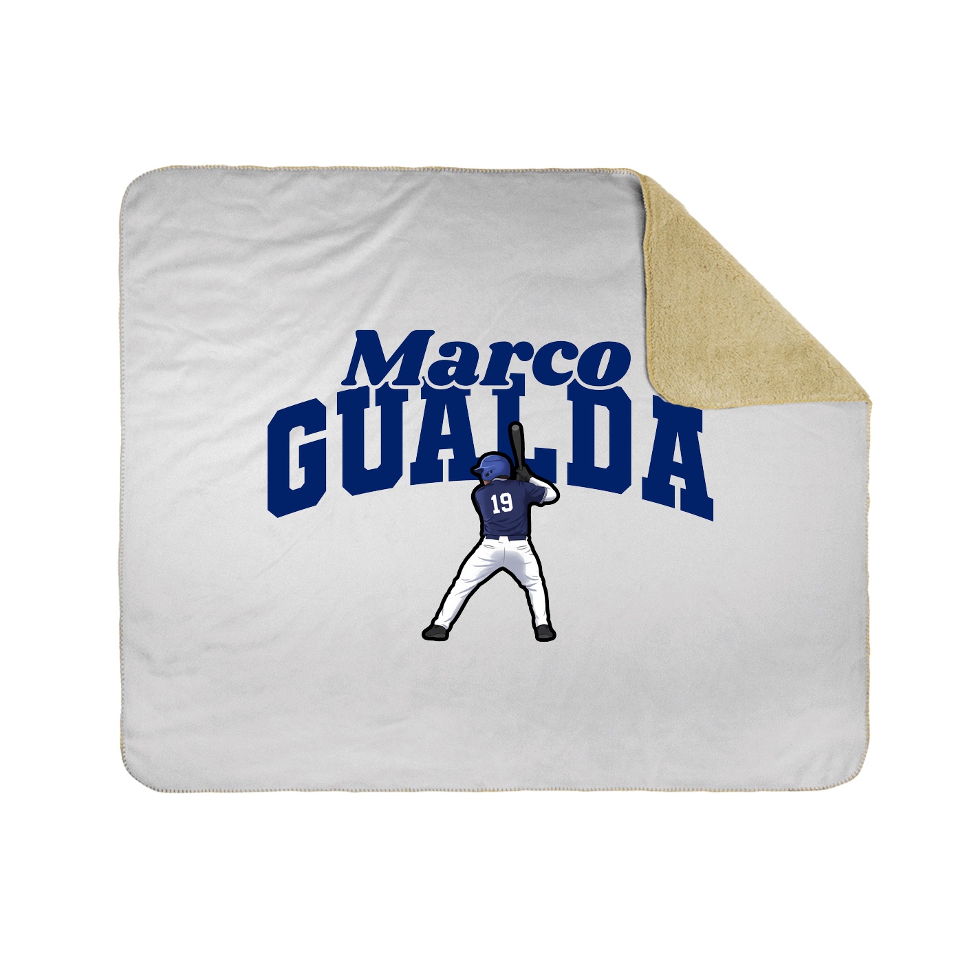 Throw Blanket — Signature Arch in White